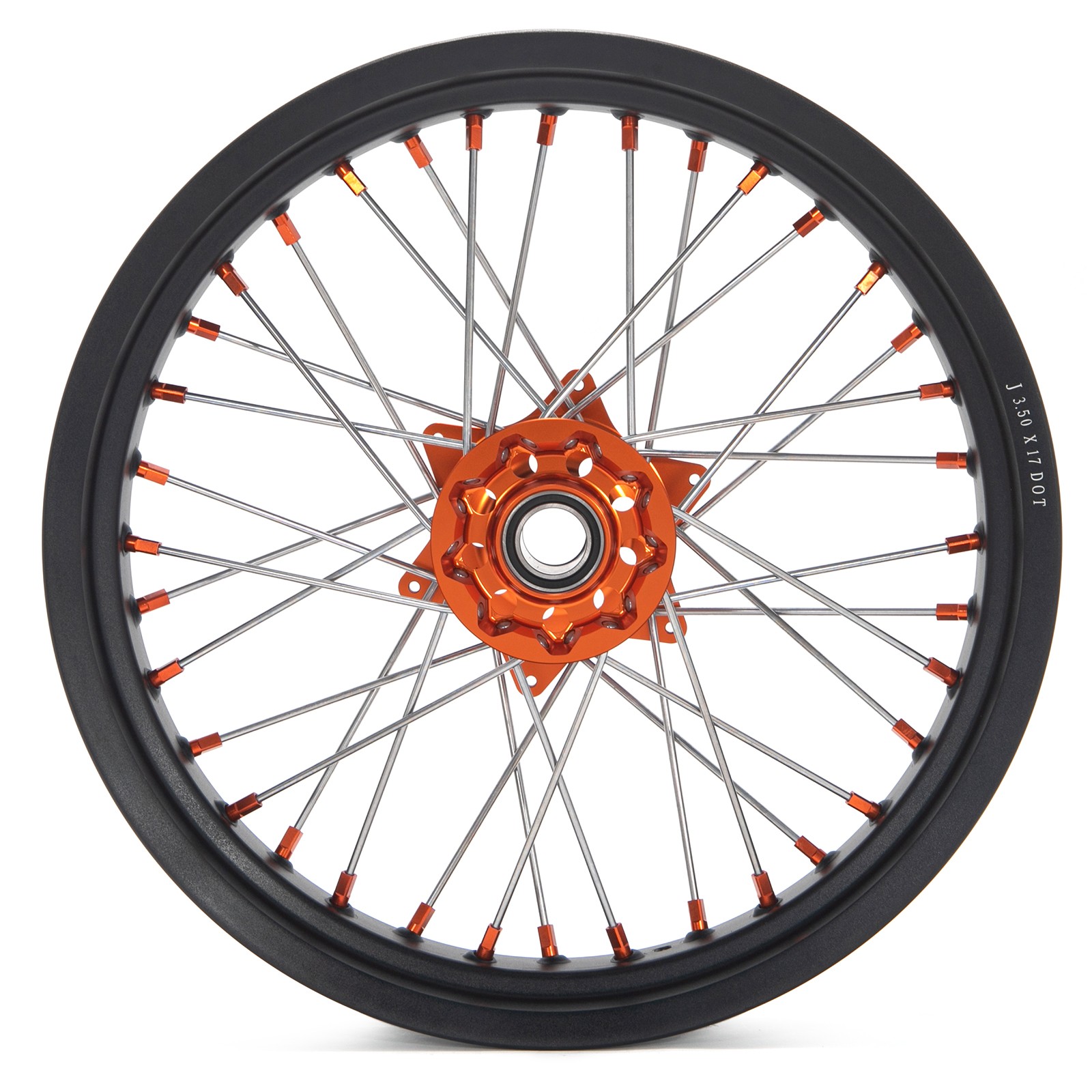 17″x3.5/5 Supermoto Wheel Set For EC MC SXF MXC EXC XC-G XC-W EXC-F XC-F 125-540