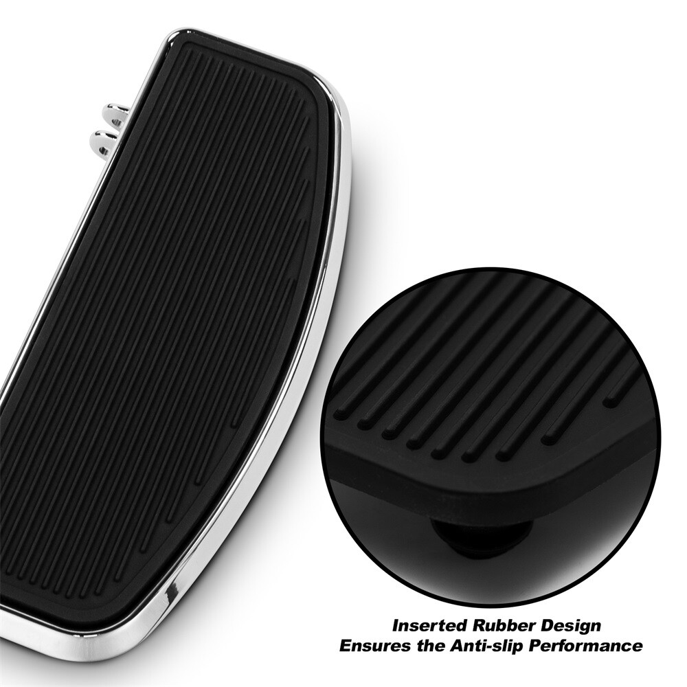 Rider Driver Front Floorboard Footboard w/Mount For Harley Softail FLSTC 1988-17