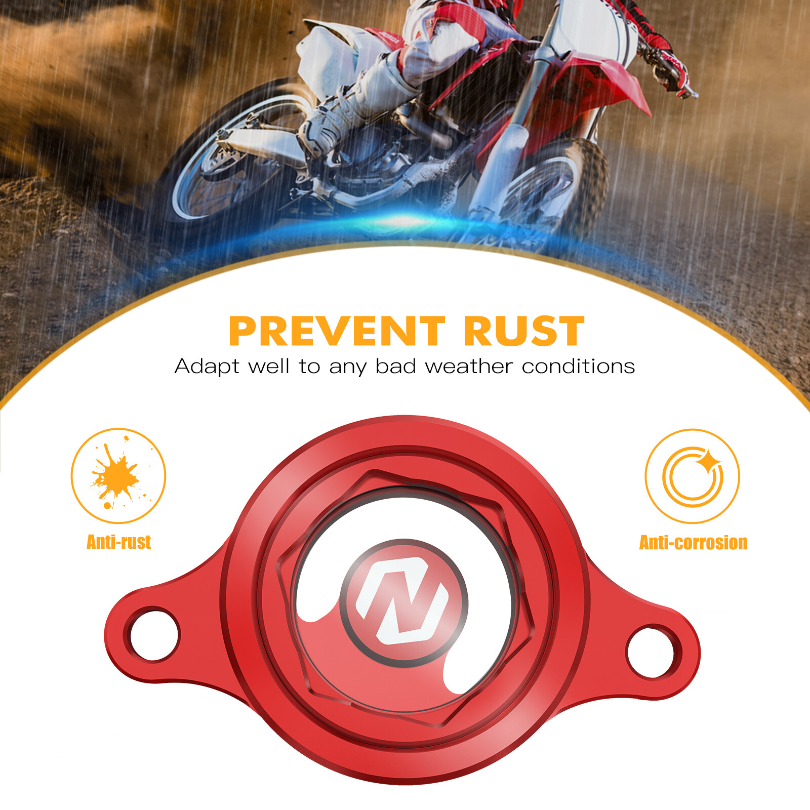 NICECNC Transparent Engine Oil Filter Cover Cap For Honda CRF450R 2009-2015 2016