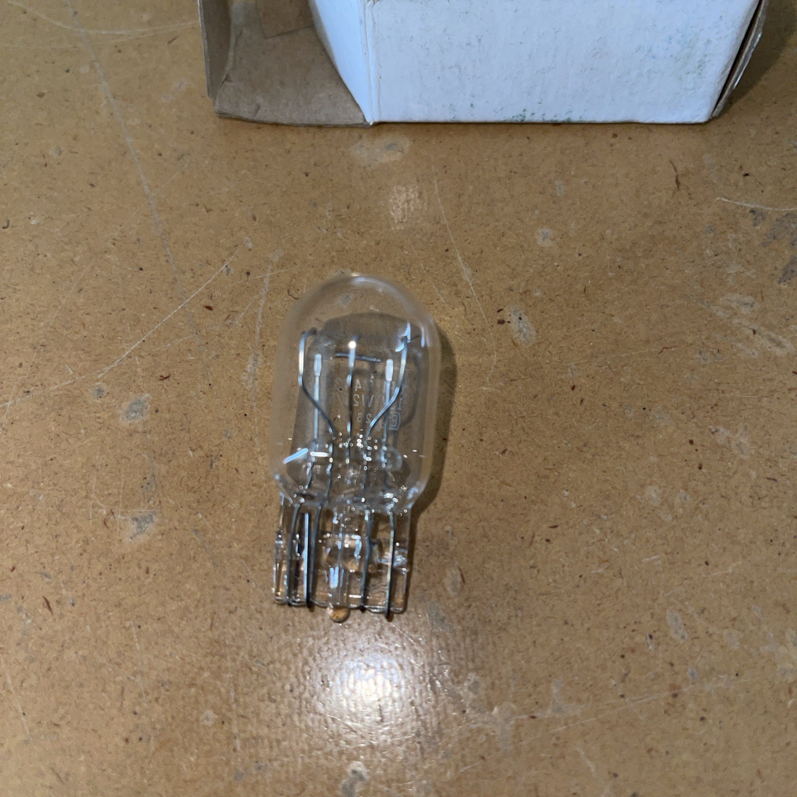 Tail Light Bulb Wedge Capless 12V 5W Clear P-7443