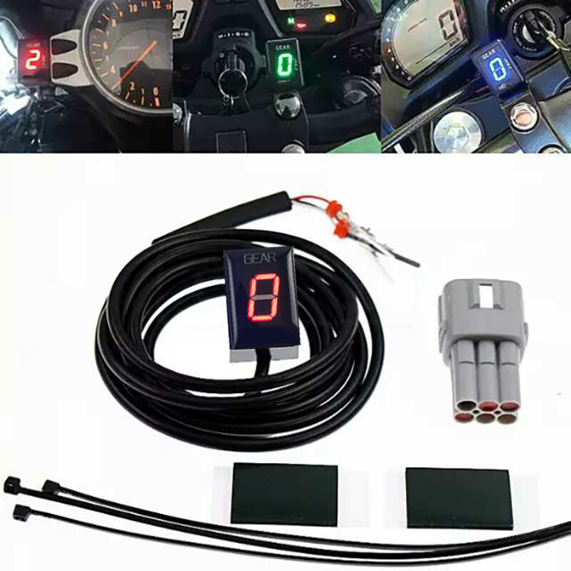 Motorcycles LED Gear Indicator for Suzuki GSXR 600 GSX1400 SV650 M109R2 VZ80
