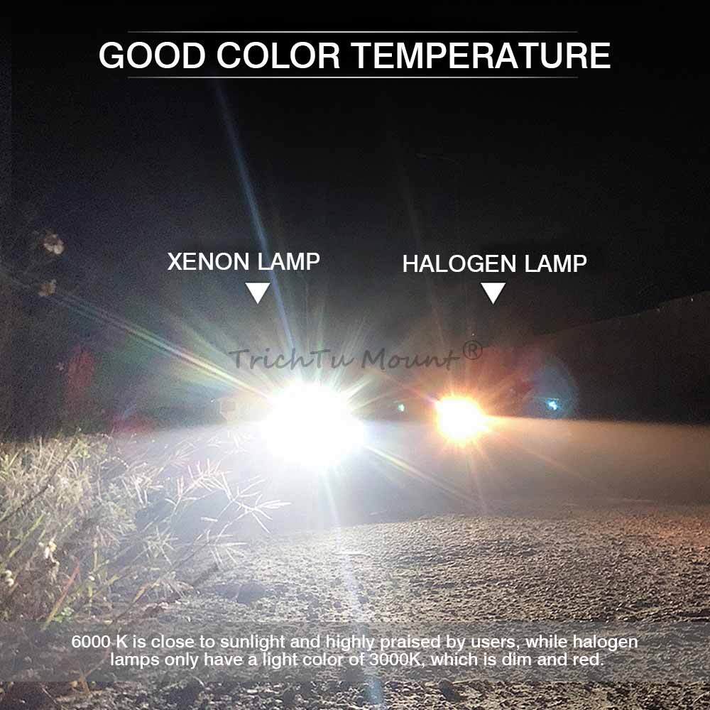 Headlight Red Devil White Angel Eye Projector For Kawasaki Z1000 Z750 NINJA 250R