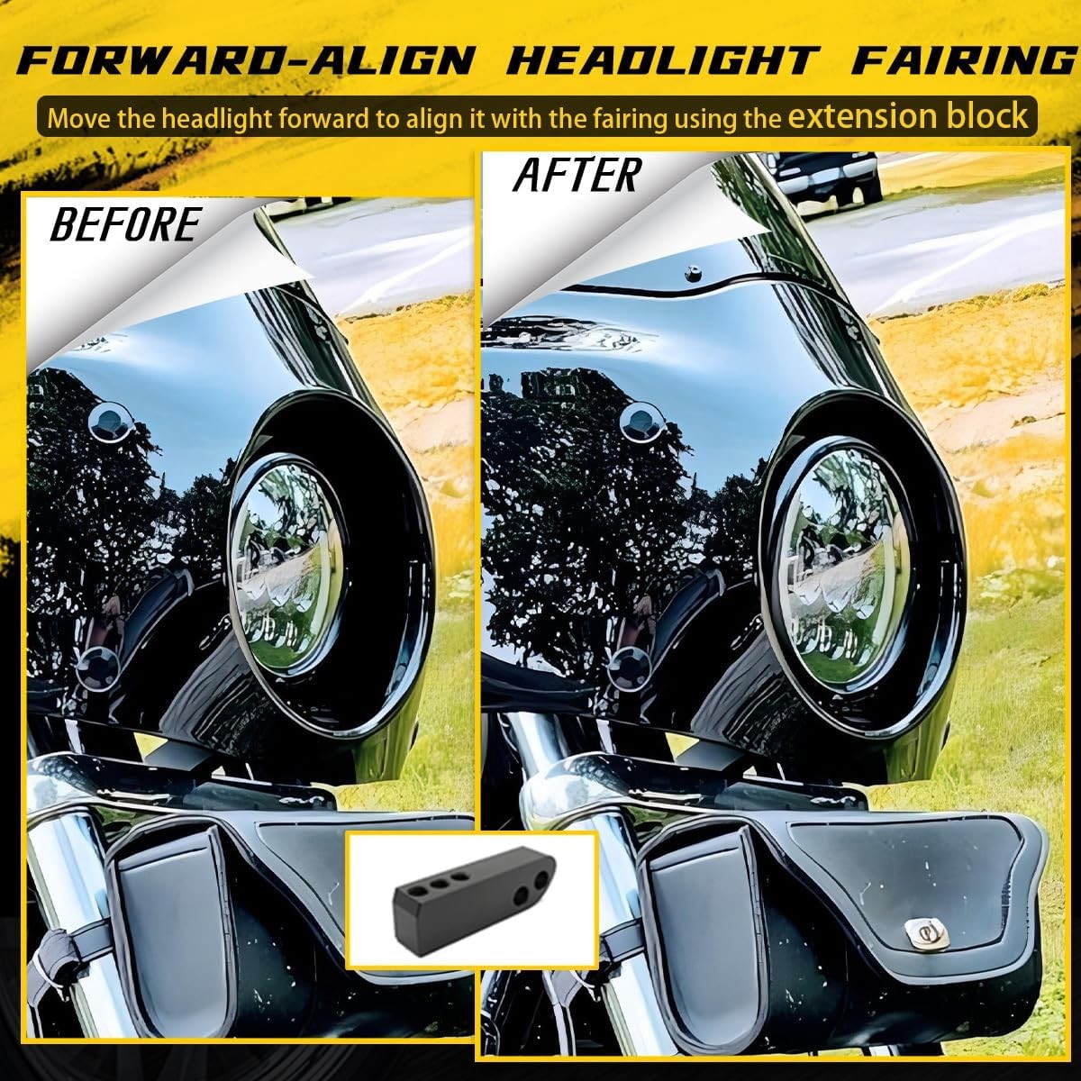 Motorcycle Fairing Windshield Kit w/ 15” Windshield Windscreen For Harley Dyna