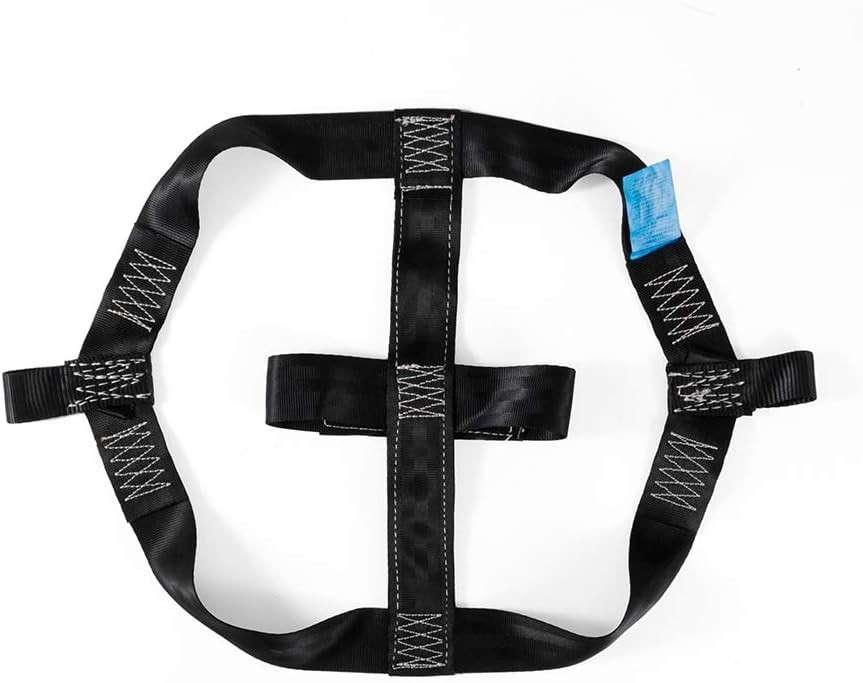 Motorcycle Rear Wheel Tie Down Strap BlackColor: Black