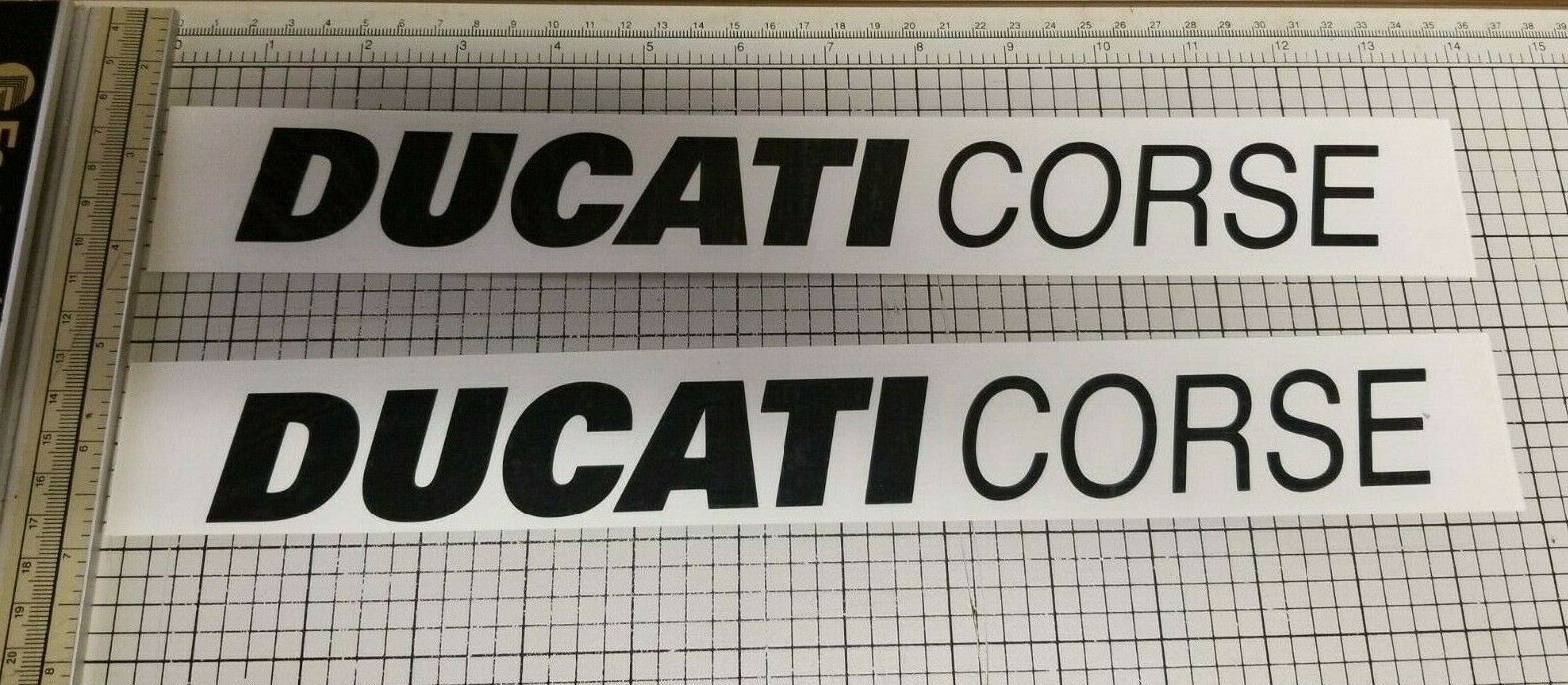 Ducati Corse Fairing Stickers x2 Panigale 899 959 1199 1299 Vinyl