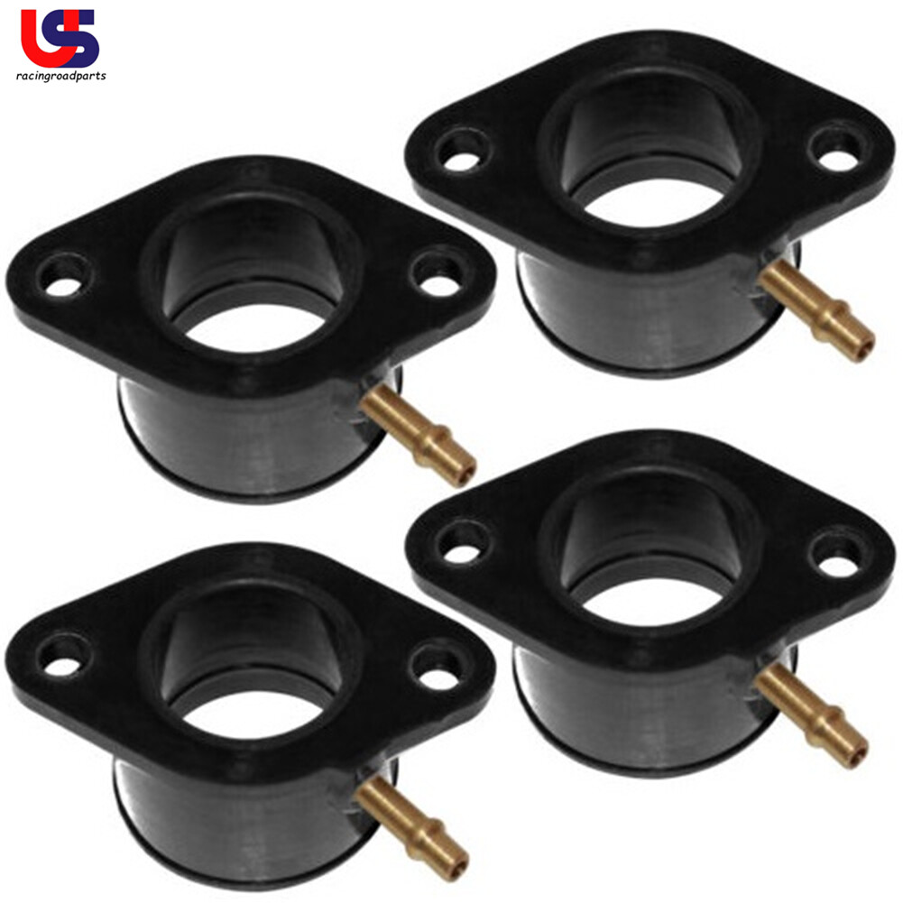 Complete Right Left Intake Carburetor Holders For Kawasaki KZ650B KZ650 C 77-79