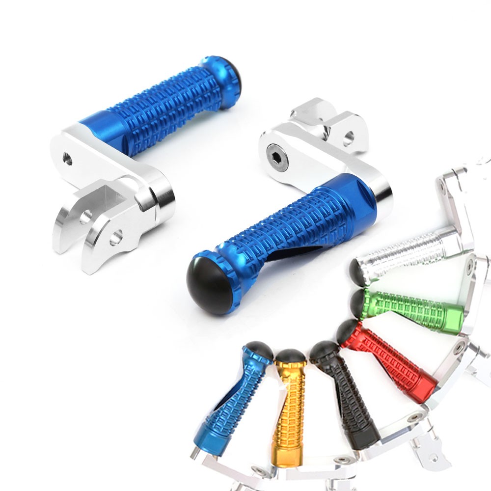 MPRO 1.5 inch Riser Blue Front Foot Pegs For F3 675 12 13 14 15 16 17 18