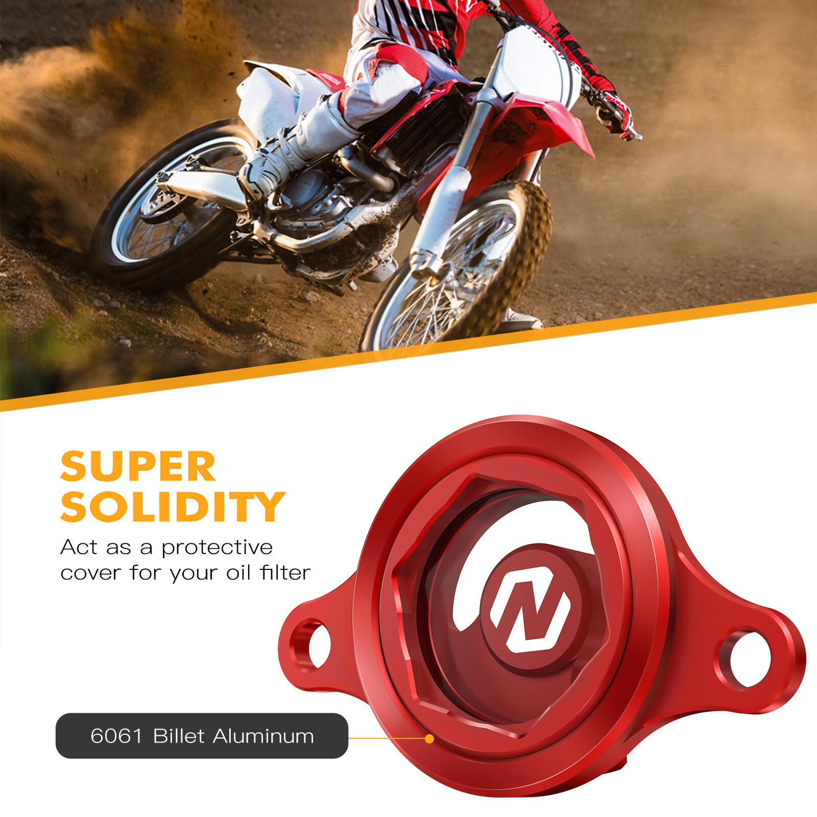 NICECNC Transparent Engine Oil Filter Cover Cap For Honda CRF450R 2009-2015 2016