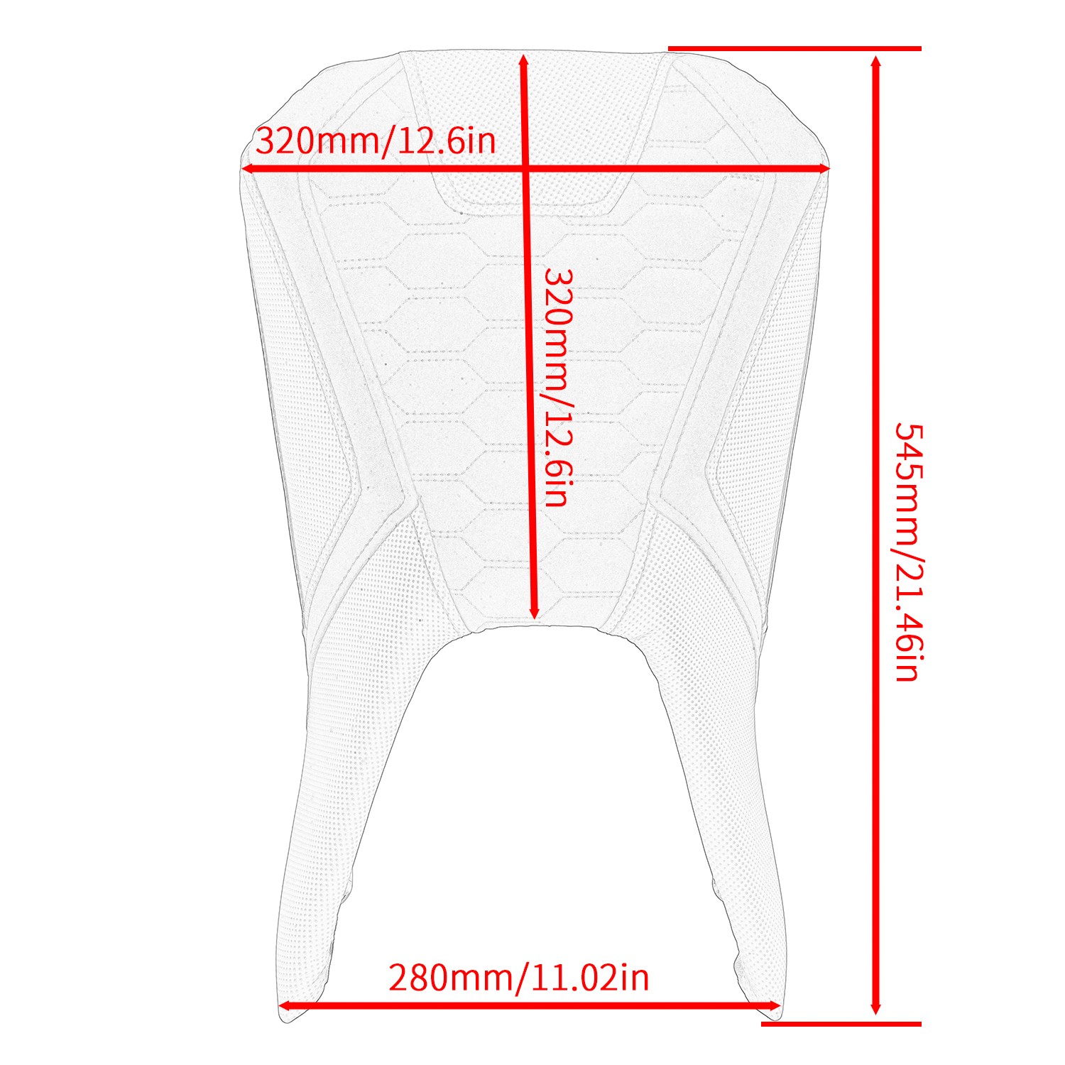 Ergonomic Lowered Rider Seat Cushion For KTM Duke 390 2017-2023 Comfort Saddle