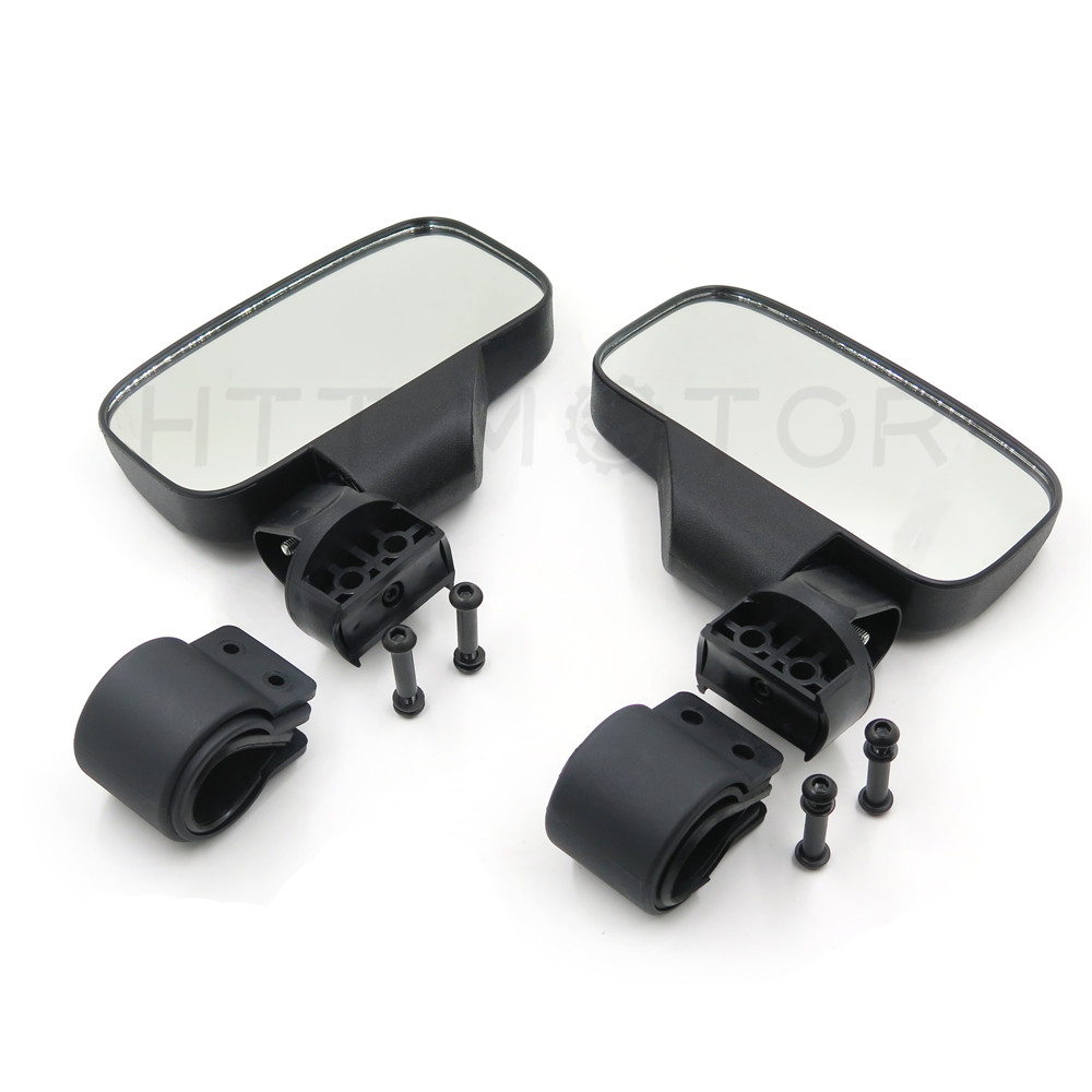 4.25″x8″ Mirror Set UTV Side View High Impact Break Away Convex 1 5/8″-2″ Roll