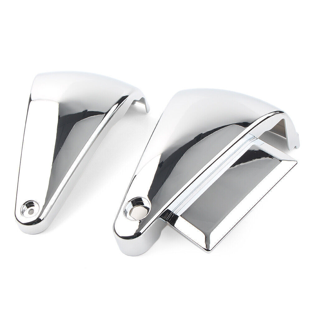 Left & Right Chrome Battery Side Fairing Covers For Kawasaki Vulcan 800 VN800A