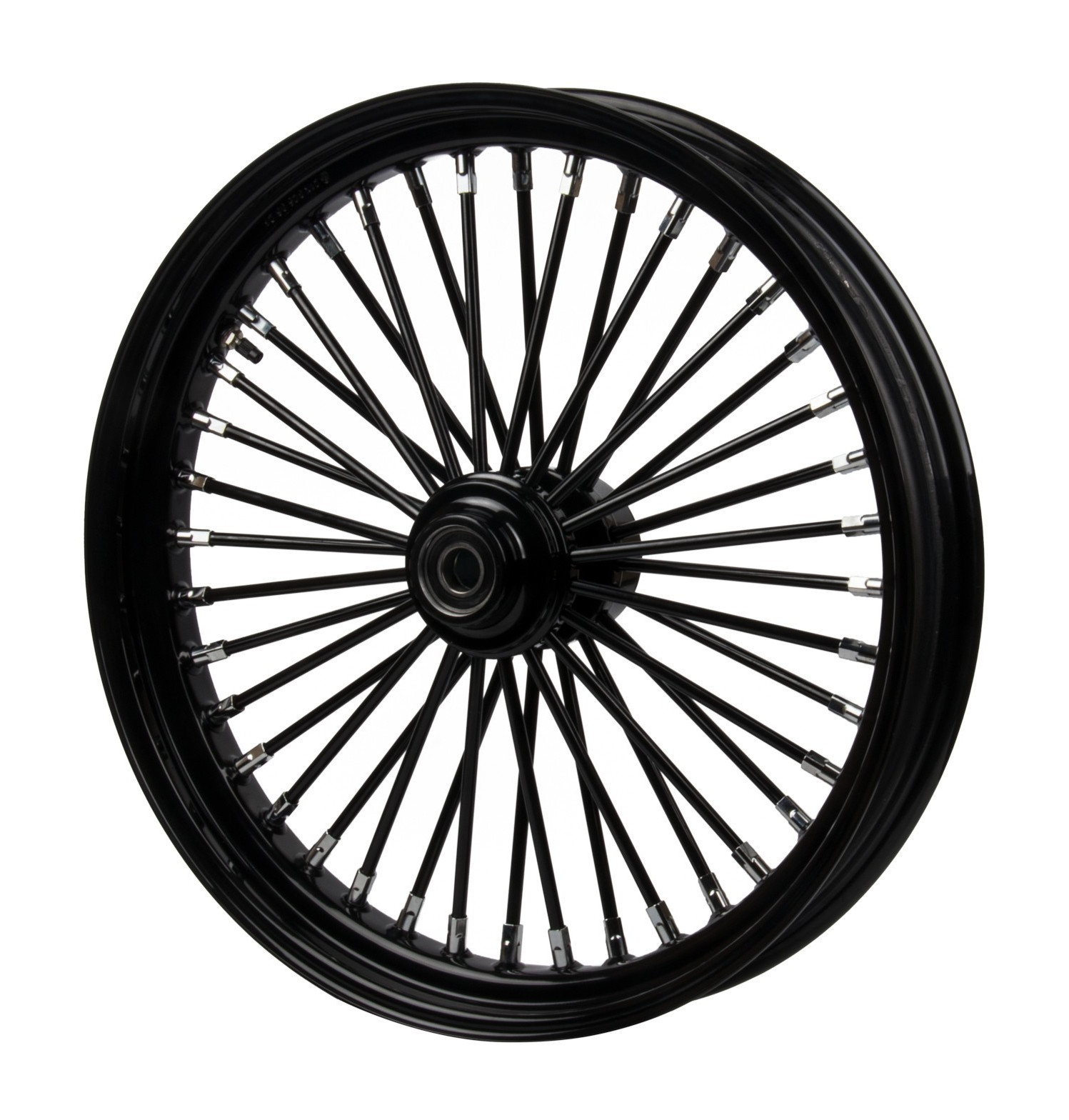 19″x2.5 Front Wheel for 2018+ Harley Softail Standard Street Bob Fat Spoke Black
