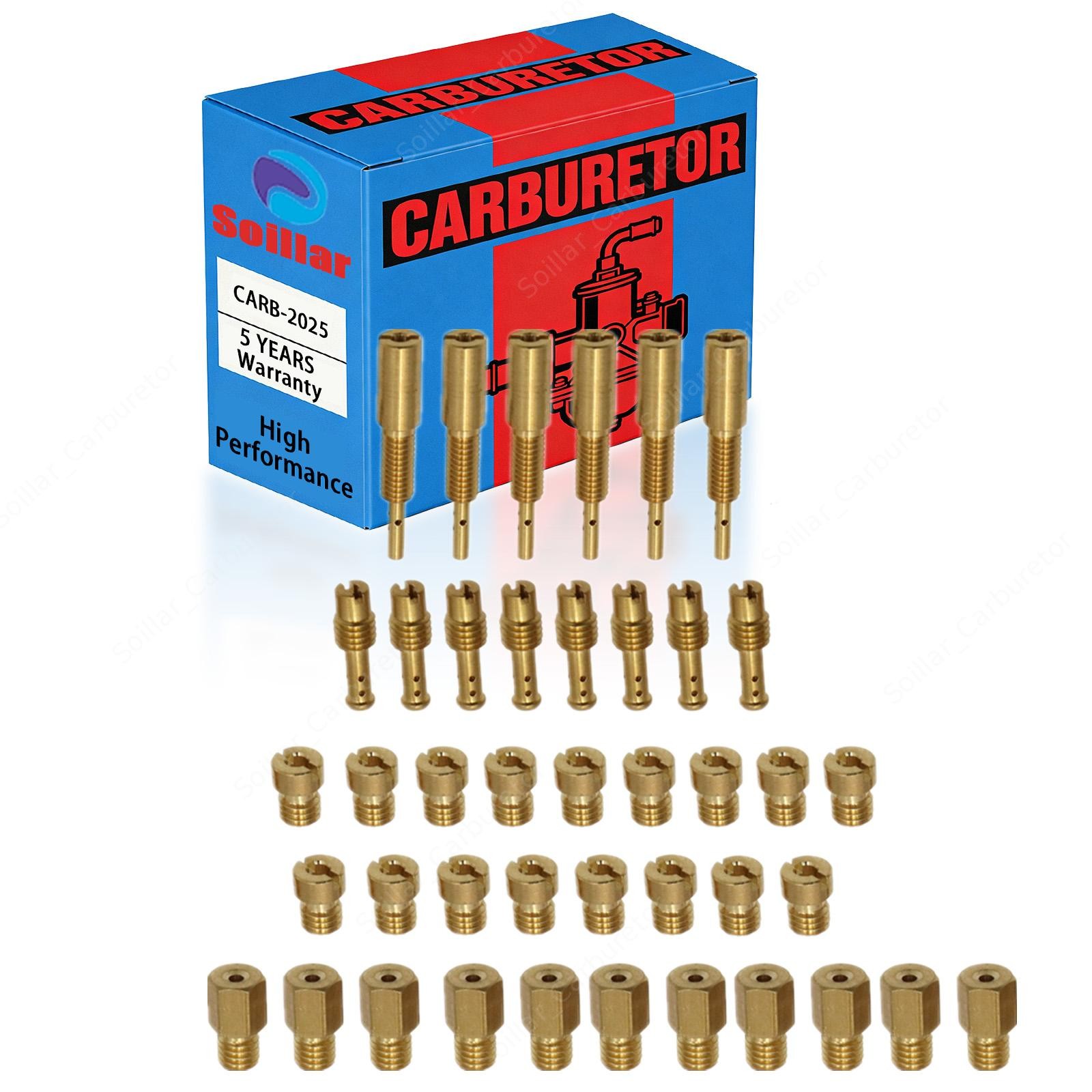 42pcs Carburetor Main Pilot Slow Jet For Mikuni VM20 VM22 VM26 VM24 VM28 NEW