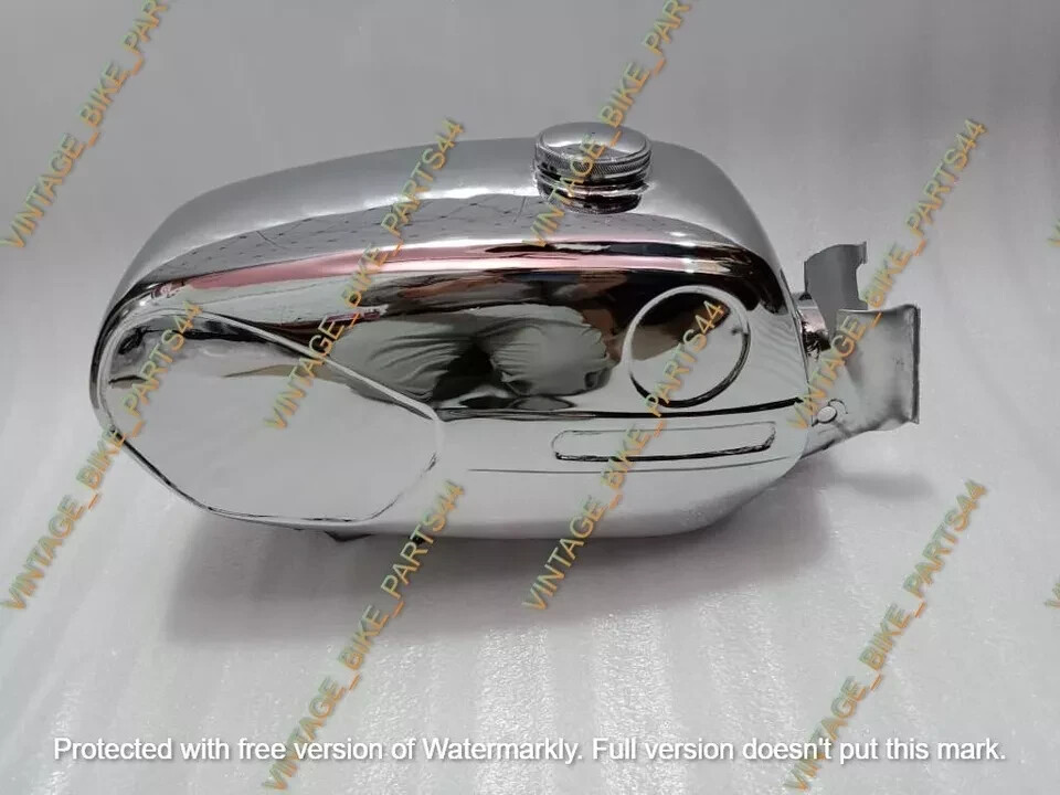 Zündapp Ks 50 Super Sport Type 517-20 Chrome Fuel Gas Tank 1971 + Cap |Fit For