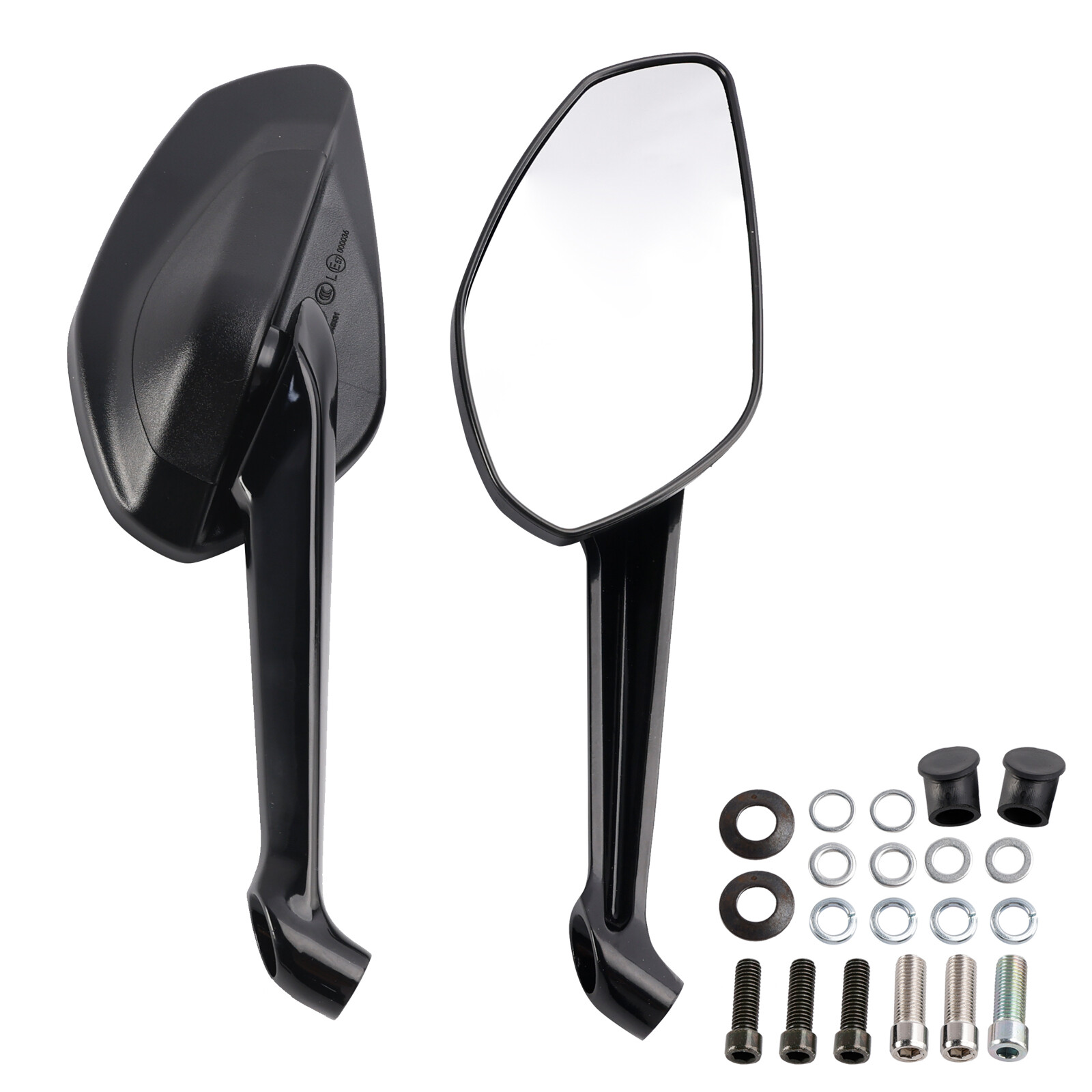 Rear View Mirror PAIR For Ducati Monster 797 / 821 / 937 /1200 / S 2018-2021 US