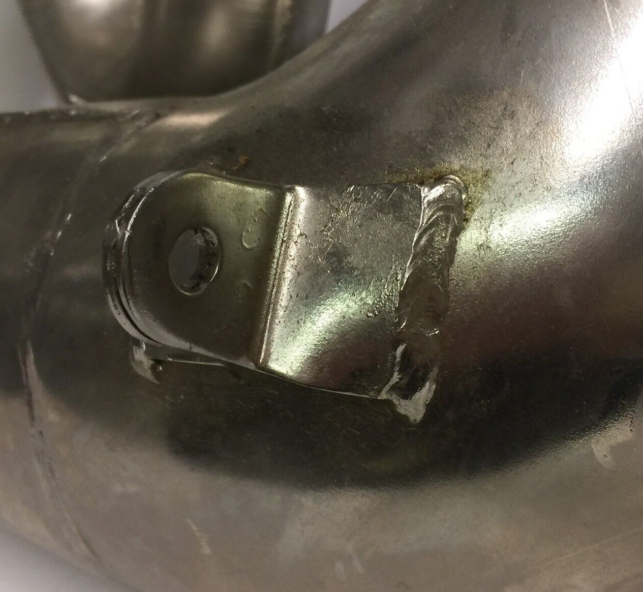 KTM 250 SX EXC 1995 Stock OEM Pipe Nickel Finish Motocross