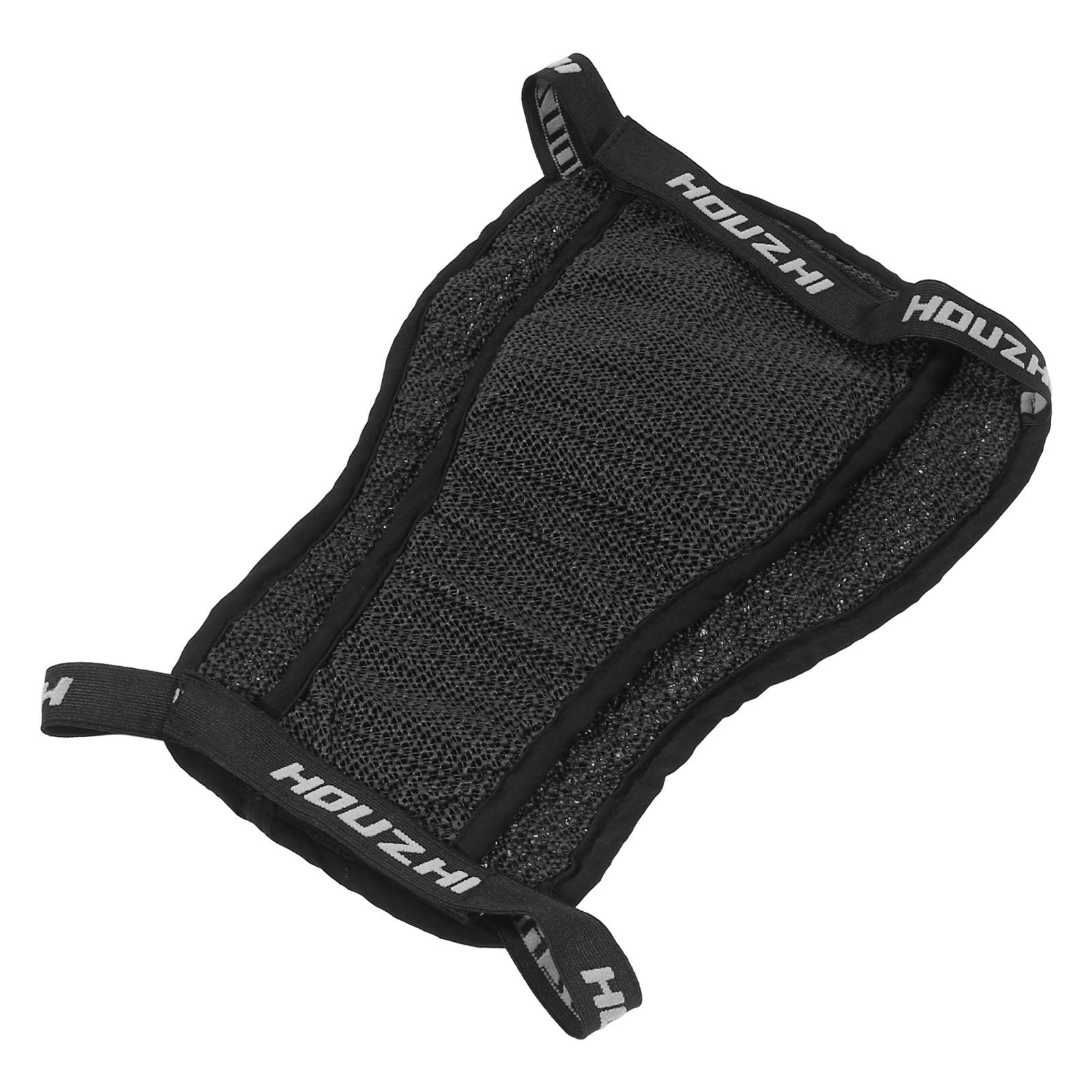 36x27cm Size S Motorcycle Seat Cover Breathable Double Layer 3D Mesh Black