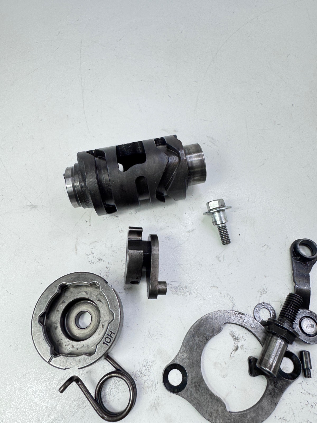 2012 Suzuki RMZ250 Gear Shift Drum and Rest Selector Rachet Assembly OEM #11