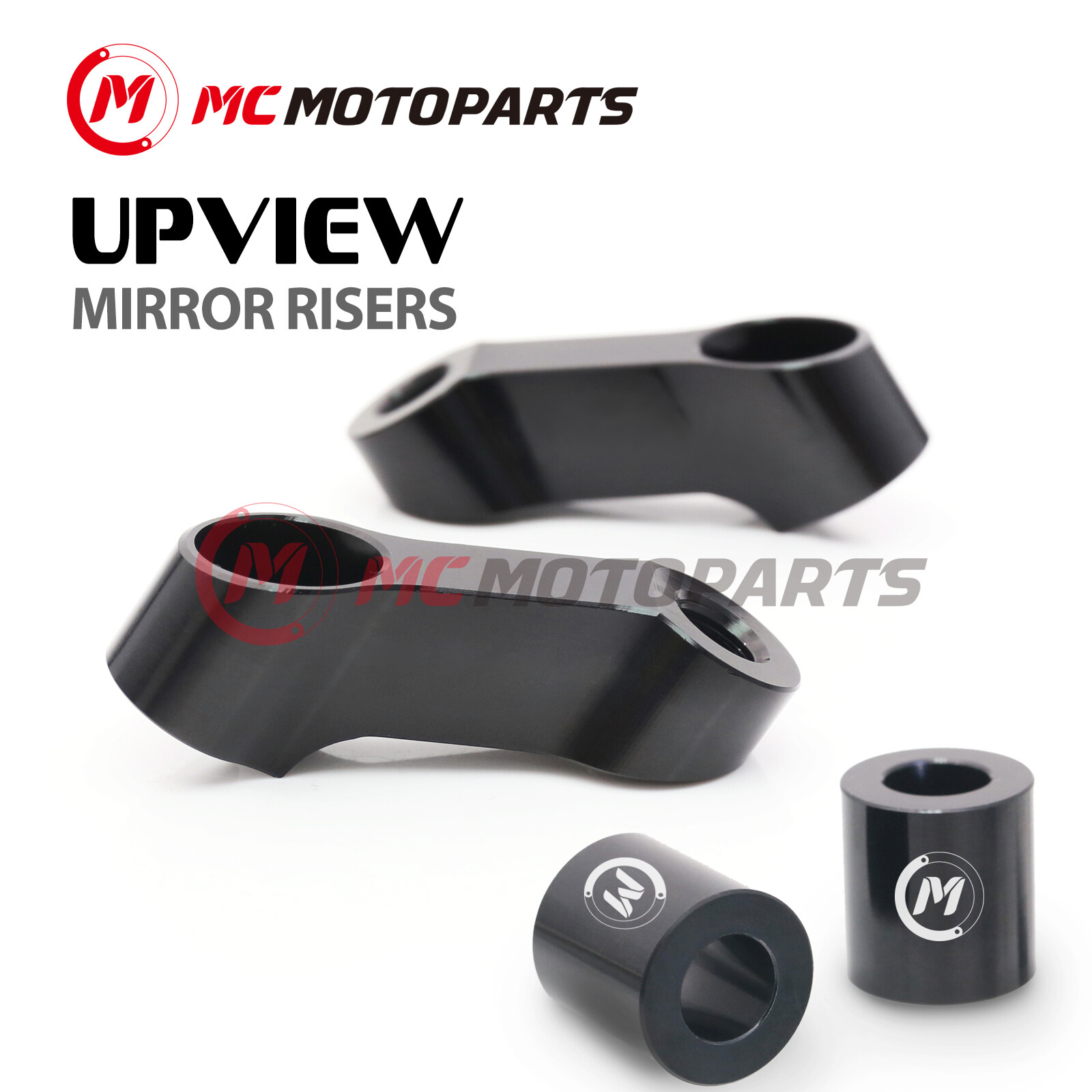 UPVIEW Standard M10 Mirror Extenders For Vulcan VN900 Custom 17 18 19 20 21 22
