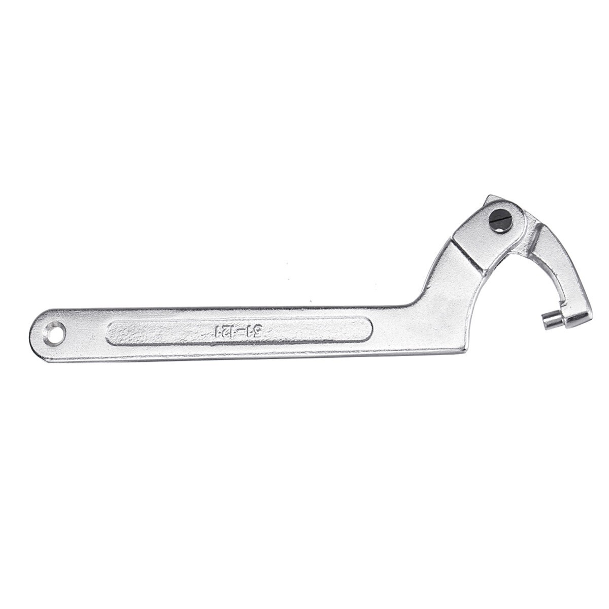 Hook Wrench C Clamp Spanner Tool Adjustable 19-51mm For ATV Motorcycle Spring