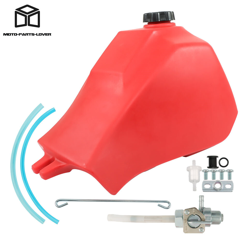 Fuel Tank with Cap and Fuel Petcock For Honda ATC185 ATC185S ATC200 ATC200S