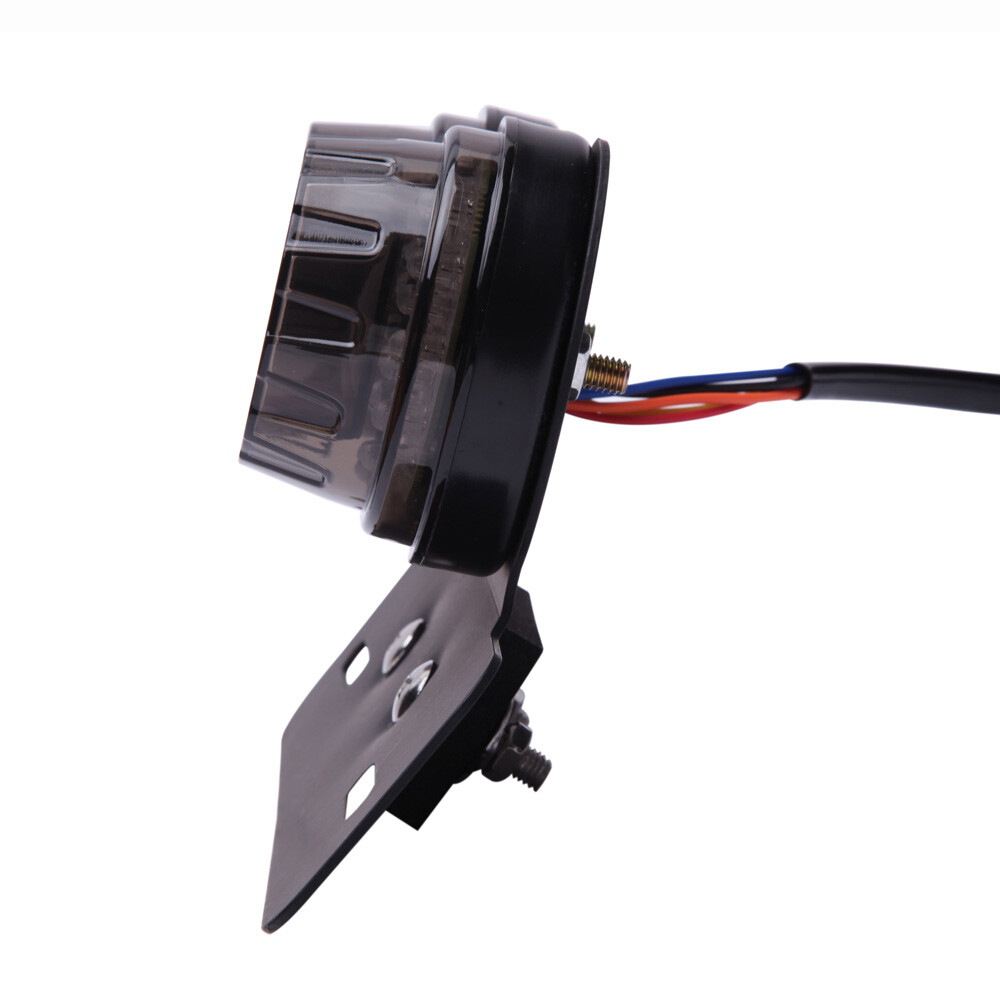 Motorcycle Tail Light 40W 40 LED Integrated Running Brake Light Turn Signal Lamp