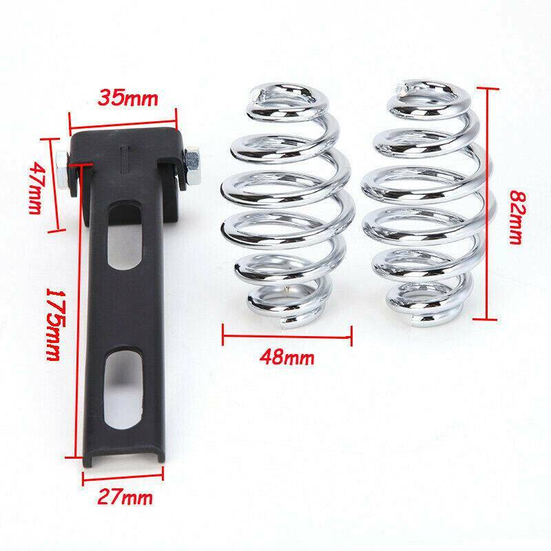 Motorcycle Large Spring Solo Seat For Harley Davidson Sportster Bobber Chopper