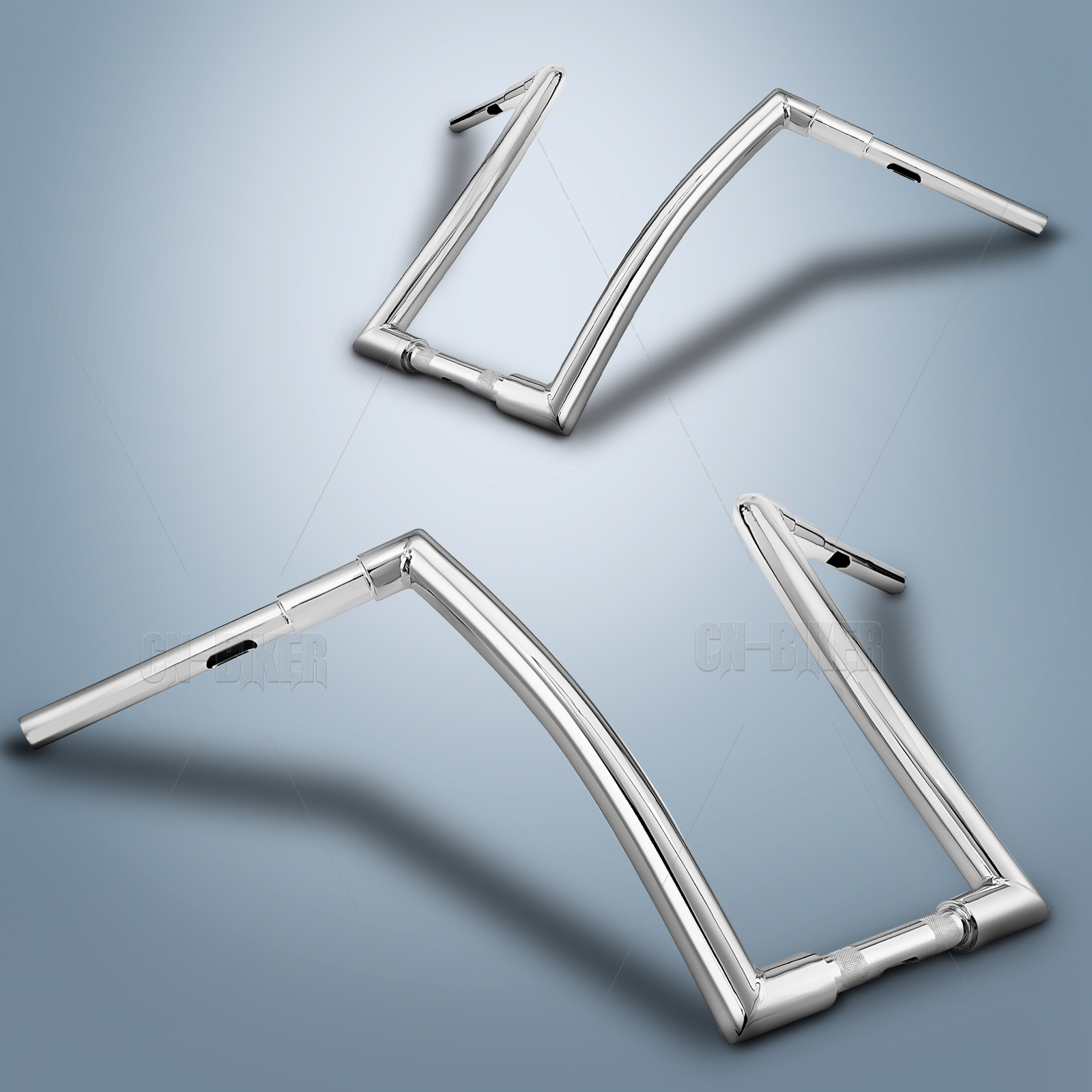 12″ 14″ 16″ 18″ Rise APE Hanger Handlebar 1-1/2″ DNA Monster Fat Bars For Harley