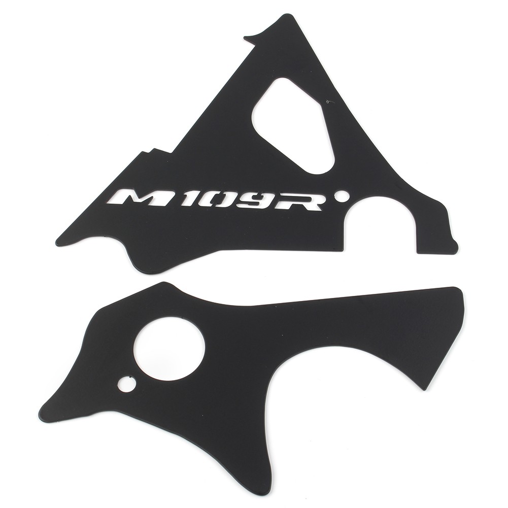 Engine Side Covers Frame Filler Keyhole Black For Suzuki INTRUDER M1800R/VZR1800