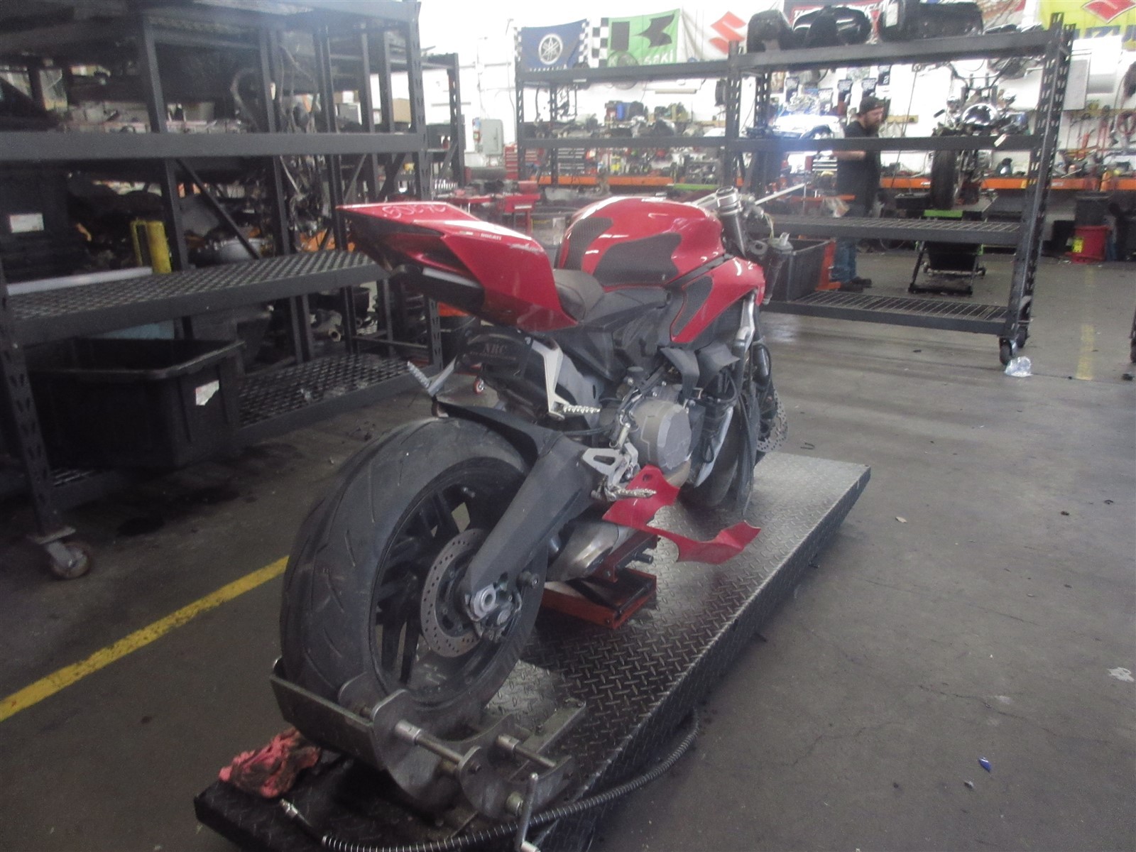 2015 13-15 Ducati 899 Panigale OEM Main Frame Chassis Straight BOS ACQ