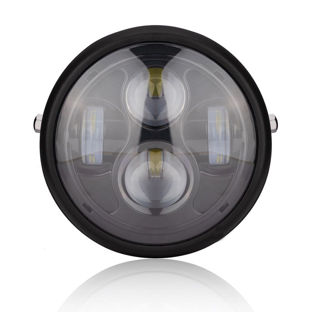 Universal Motorcycle 6.5″LED Headlight Headlamp Hi/Lo for Harley Bobber Chopper