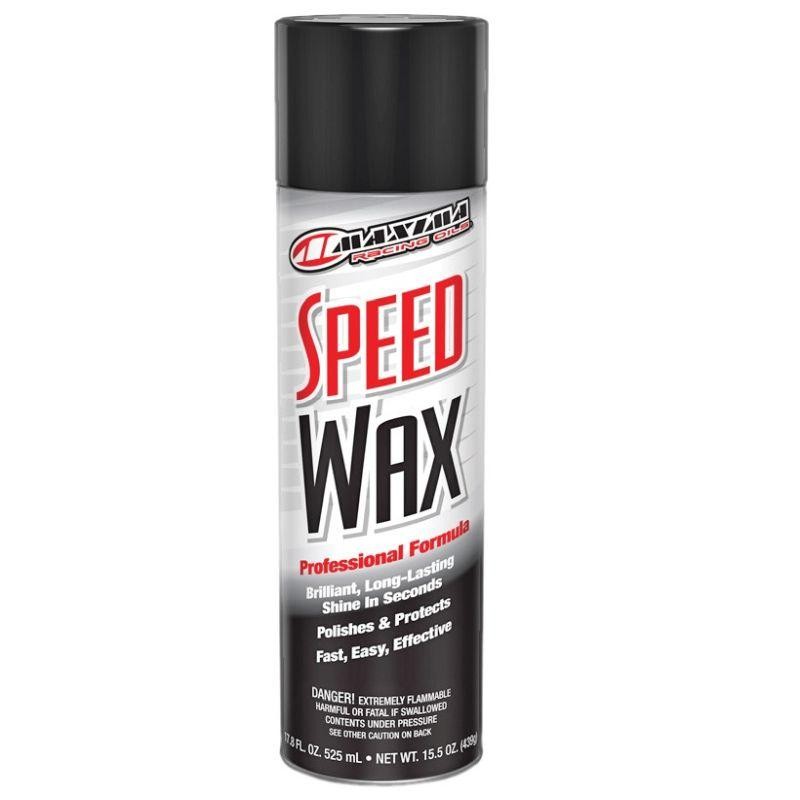 Maxima Racing Oil Speed Wax Spray Aerosol 15.5 oz Instant Shine Detailer