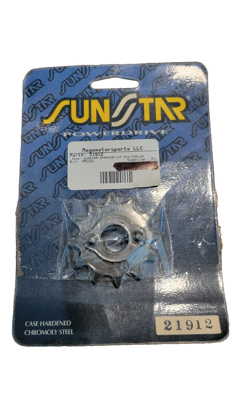 Sunstar Sprocket 12 Teeth for 1985-1988 Honda ATC TRX125 21912