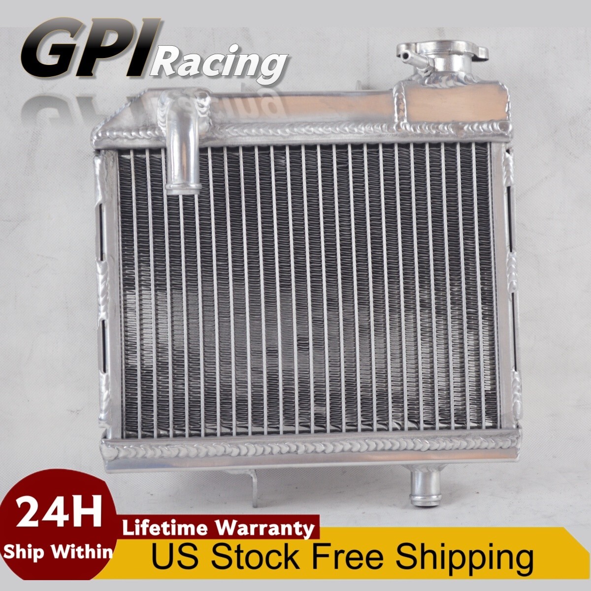 Aluminum Radiator For 1981 1983 1982 SUZUKI RM125 RM125X RM125D RM125Z