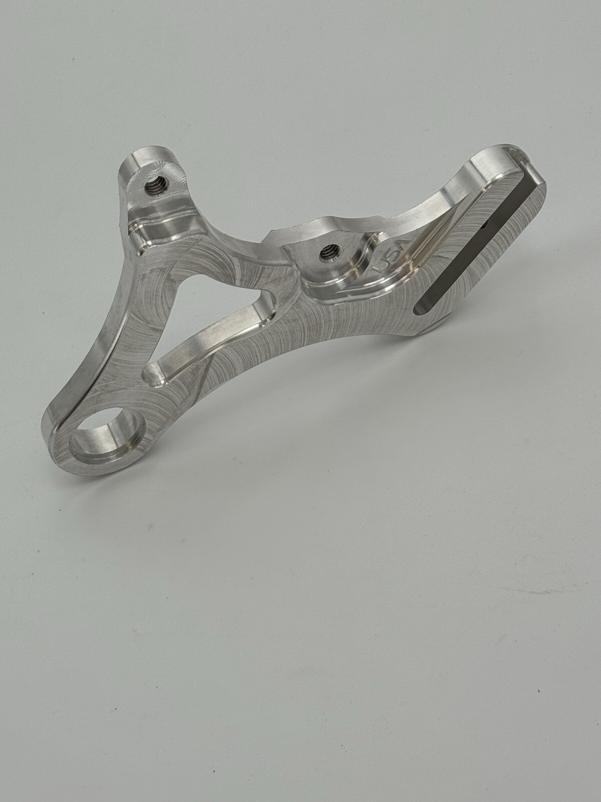USA-MADE RAW BILLET 87-99 SOFTAIL REAR BRAKE CALIPER BRACKET HARLEY NO REDUCER