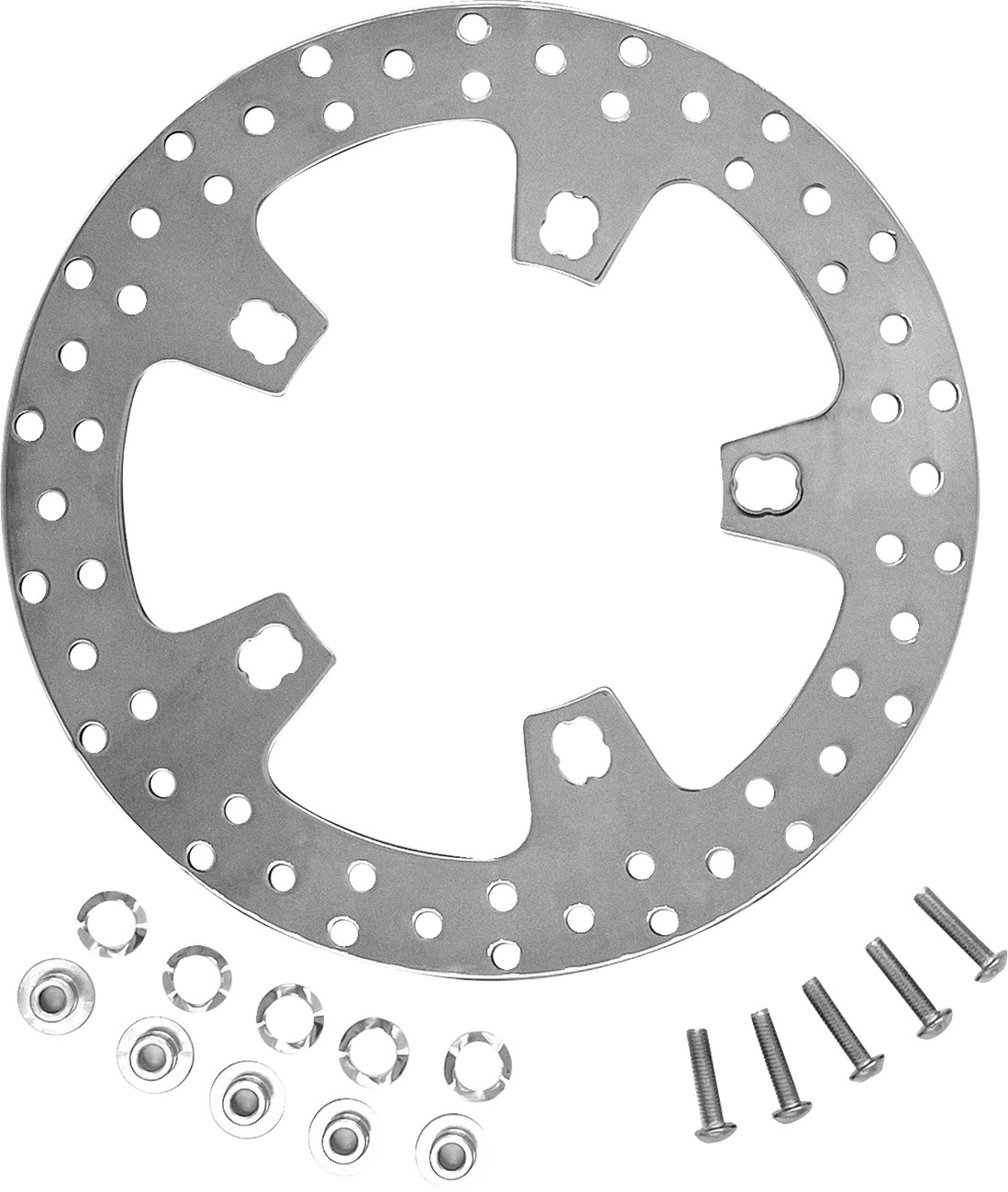 Coastal Moto CM-FR-115S Front Brake Rotor 11.5 Stainless 00-07 Harley Touring