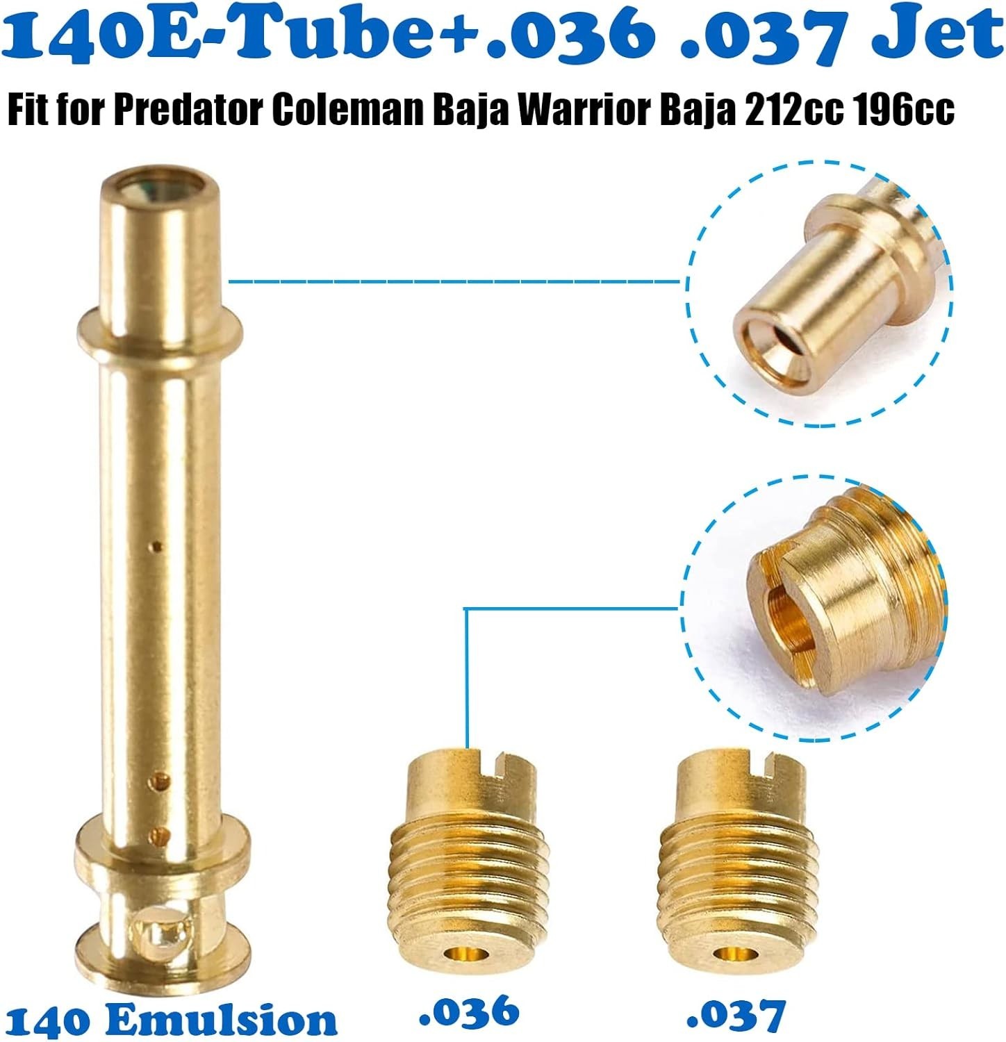 Complete Carburetor Kit for 196cc to 212cc Engines – Easy Bolt-On Installation
