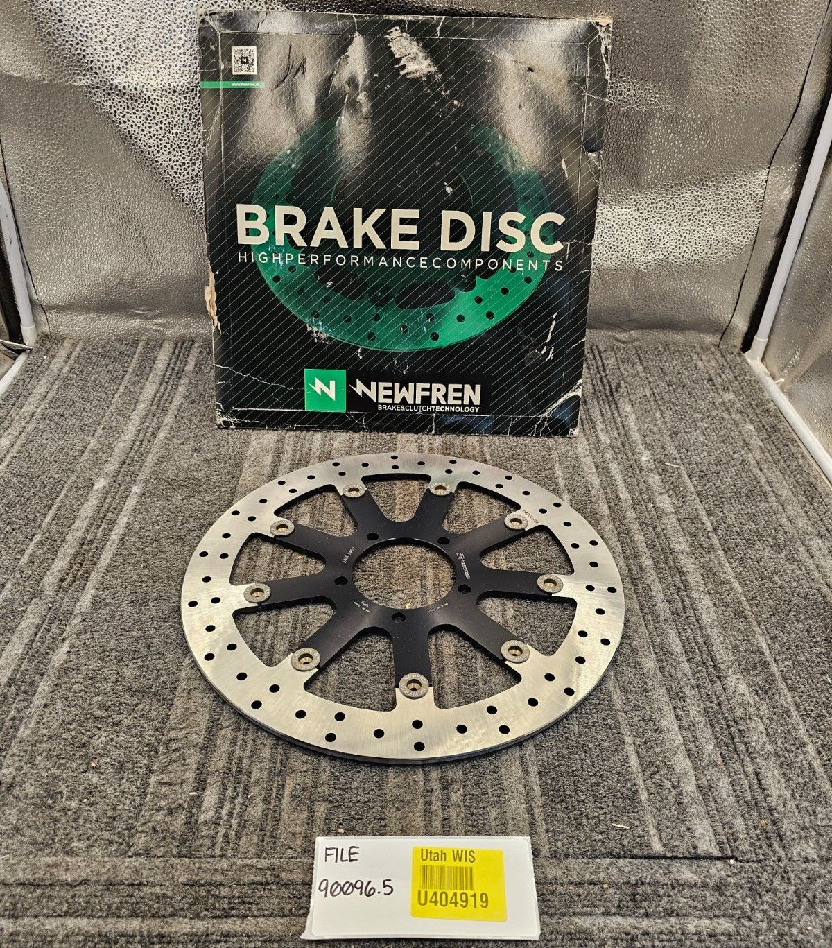 NEWFREN Brake Disc Triumph Street Twin Replacement, Front Brake 303816, 24003457