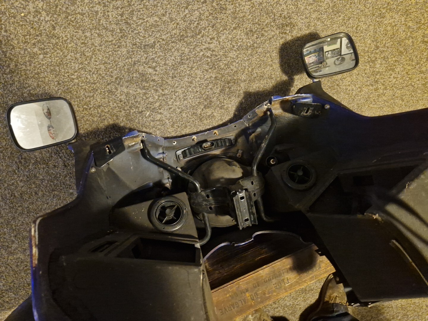 BMW R100 RT Front Full Fairing Set Up Genuine
