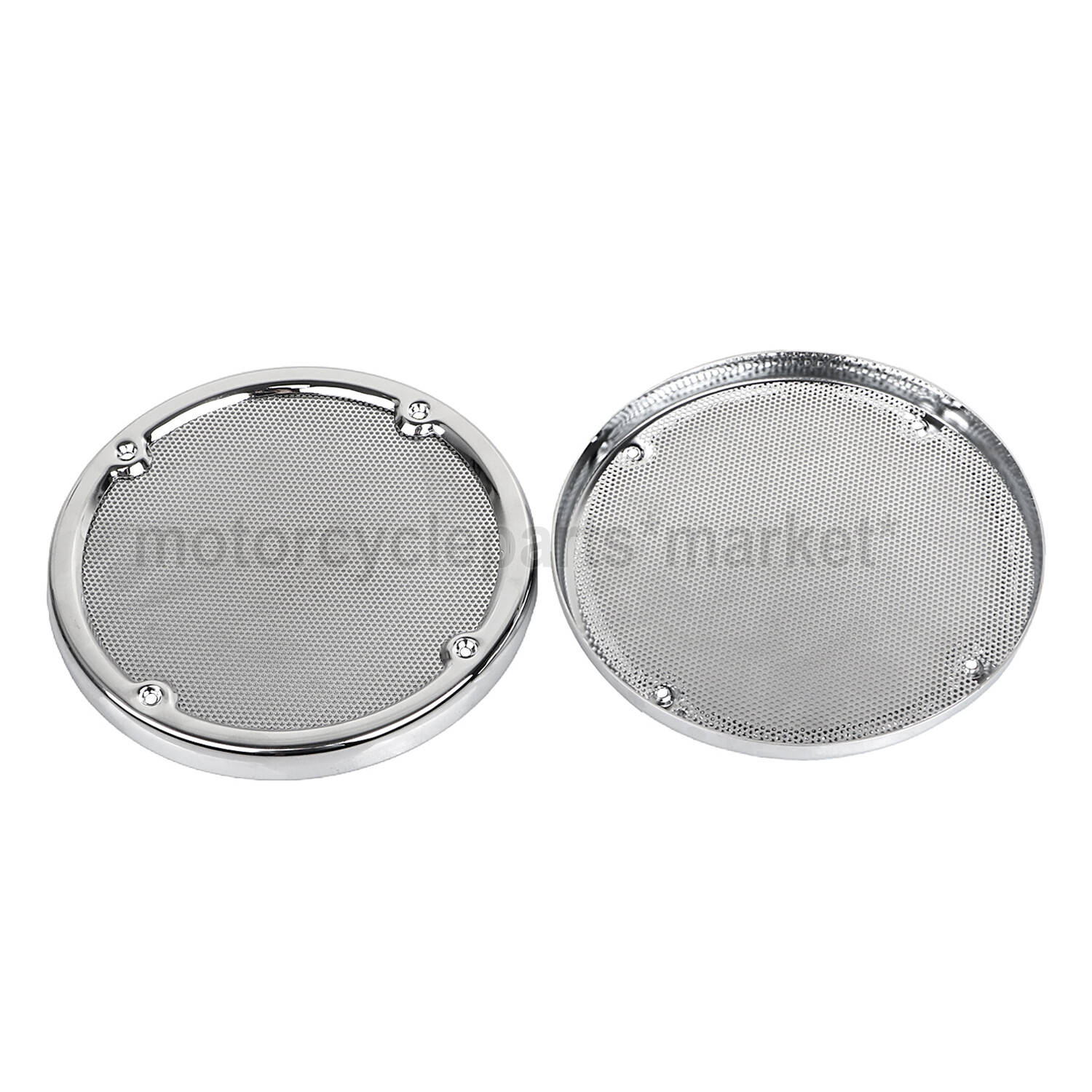 Rear Speaker Trim Grill Mesh Cover Fit For Harley 14-up Electra Tri Glide FLHTK