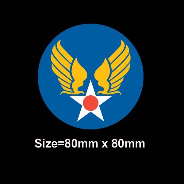 UNITED STATES AIR FORCE USAF US ARMY NAVY ROUND STICKER DECAL USAAF