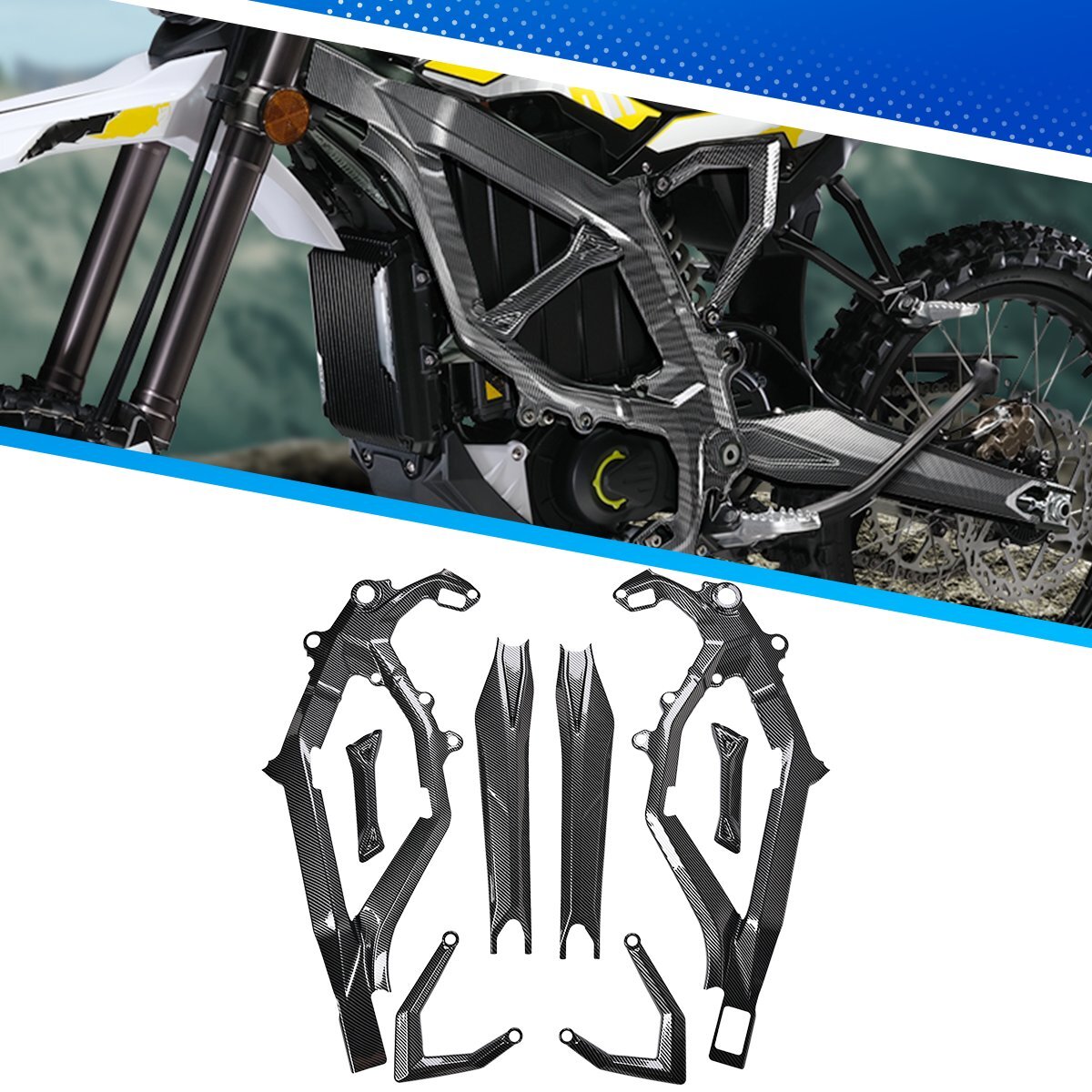 Frame Guards Injection Body Work Fairing Body Kit For SUR-RON ULTRA BEE 2023+ SU
