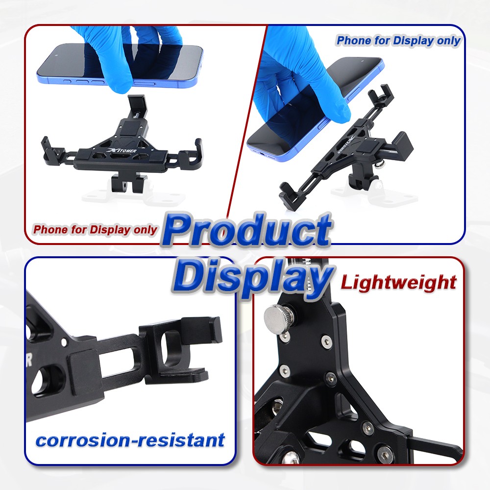 Fit For Yamaha N-MAX 125 / 155 2025-2026 Motorbike Aluminum Phone Holder Bracket