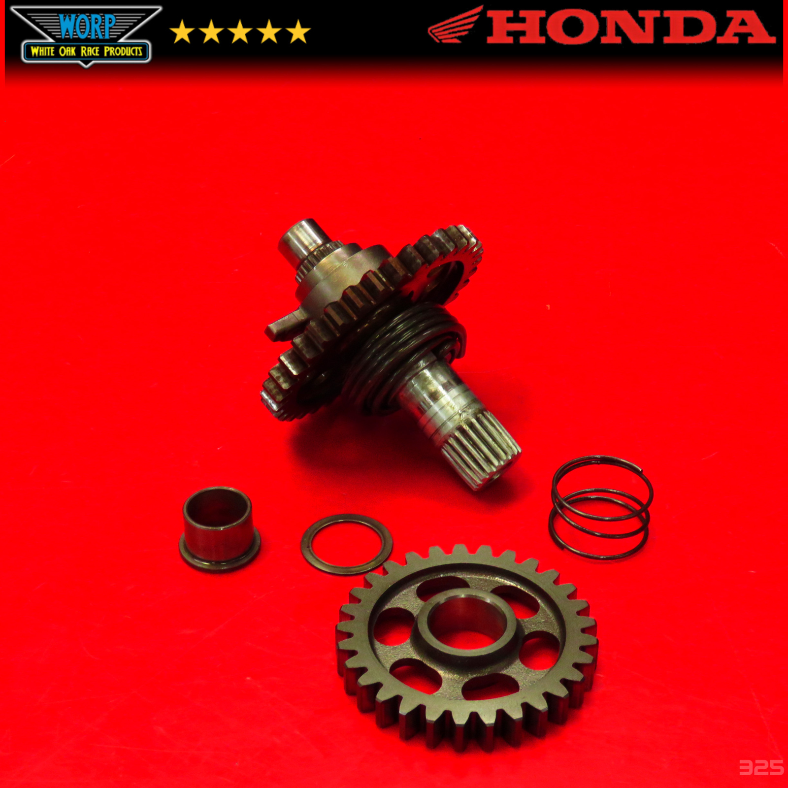 GENUINE OEM 2003 HONDA CRF450R KICK START STARTER KICKSTART GEAR SHAFT SPINDLE
