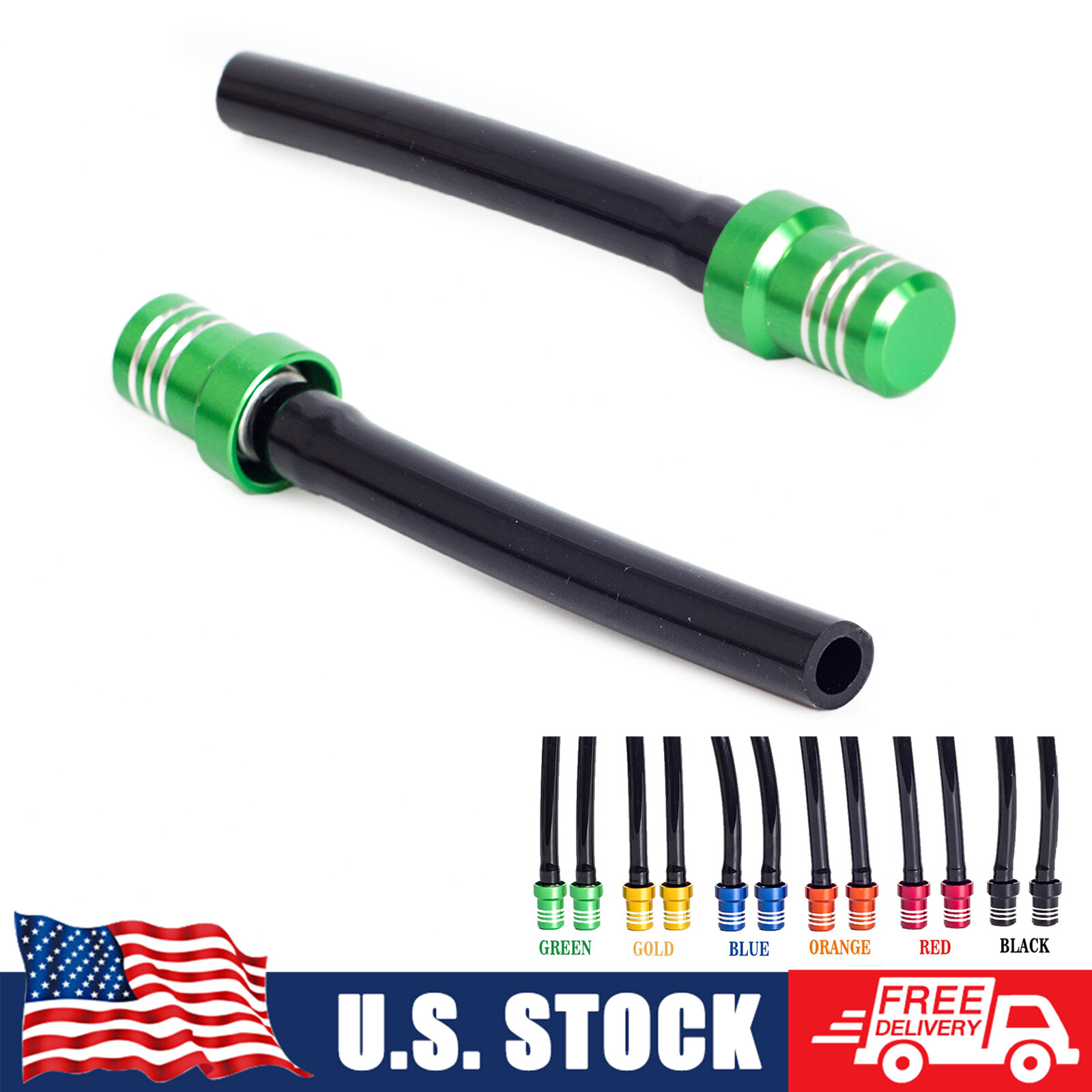 Fuel Gas Cap Valve Vent Breather Hose For Kawasaki KX 65 85 100 125 250 450 500