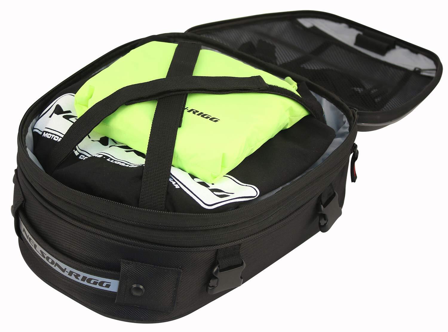 Nelson Rigg CL-1060-ST2 Black Commuter Tour Motorcycle Tail Bag