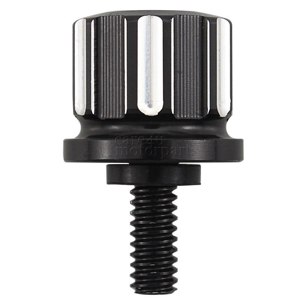Black Aluminum Rear Seat Bolt Screw fit for Harley Touring Road Glide CNC 86-23