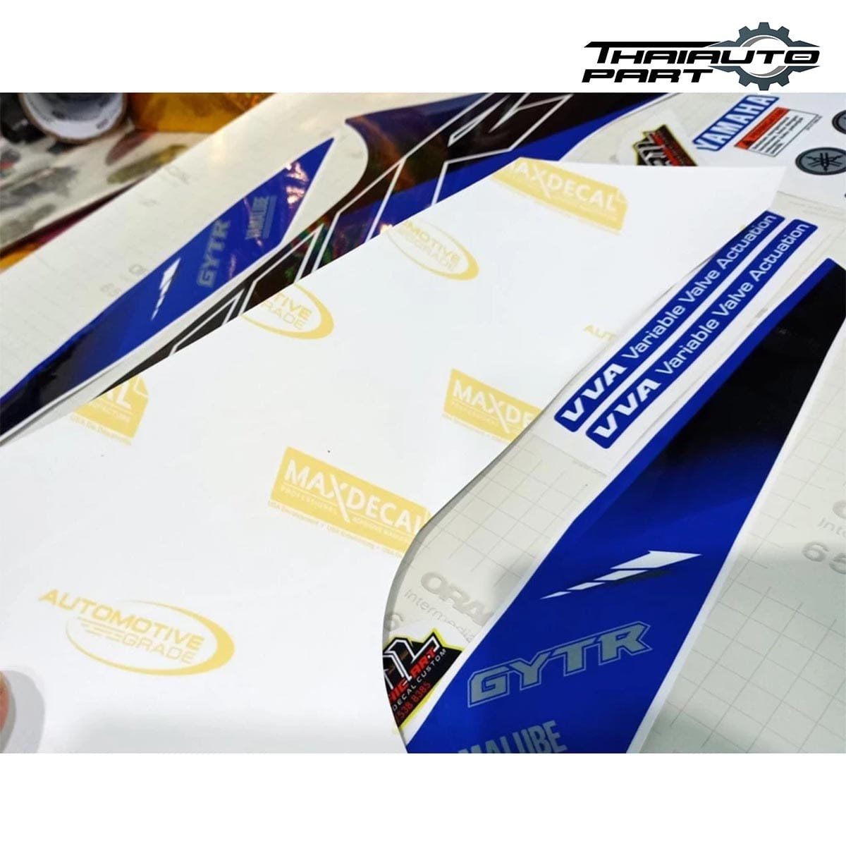 Custom Graphics Sticker Kit Decal Motocross Blue Fit Yamaha WR 155 R 2021-2022