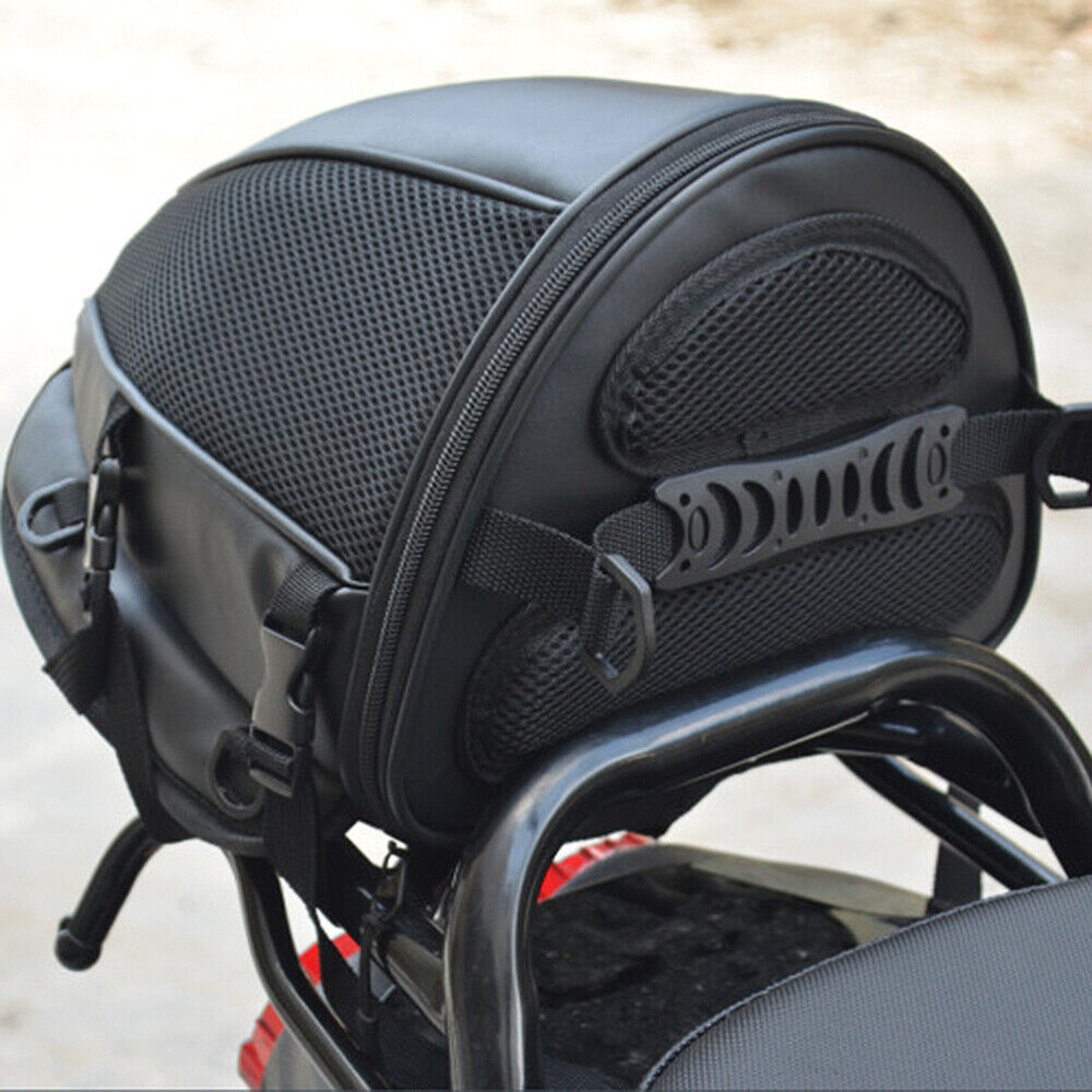 Motorcycle Tail Bag Rear Seat Luggage Storage Backpack Shoulder Bag