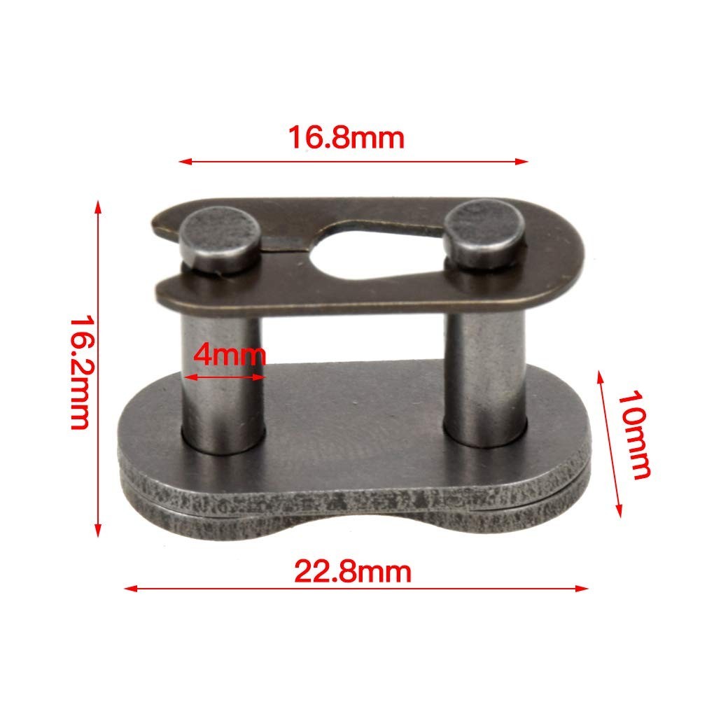 420 Chain Master Links – Durable Alloy Steel Connectors for ATVs & Bikes